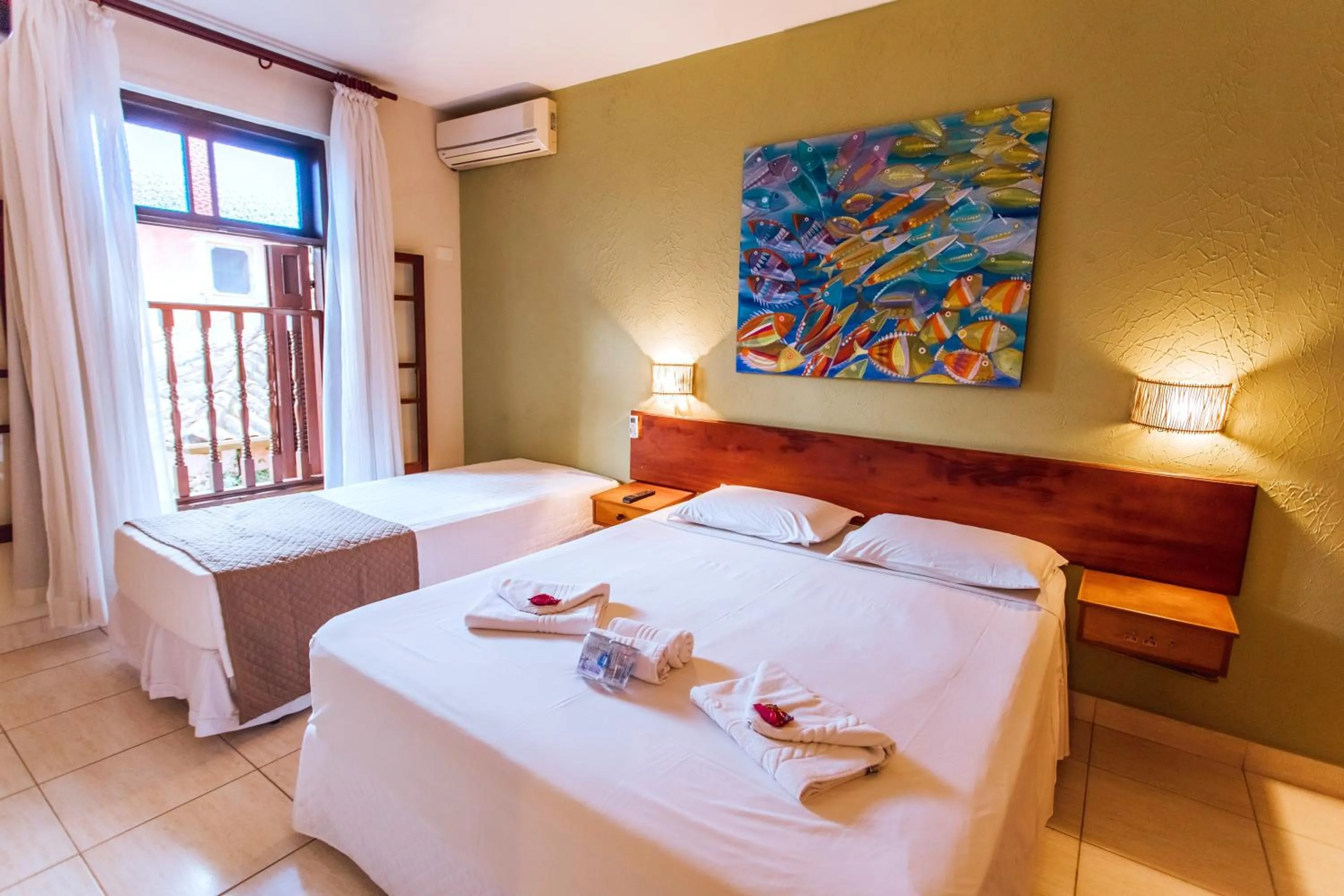 Bed in VELINN Pousada Villa Caiçara