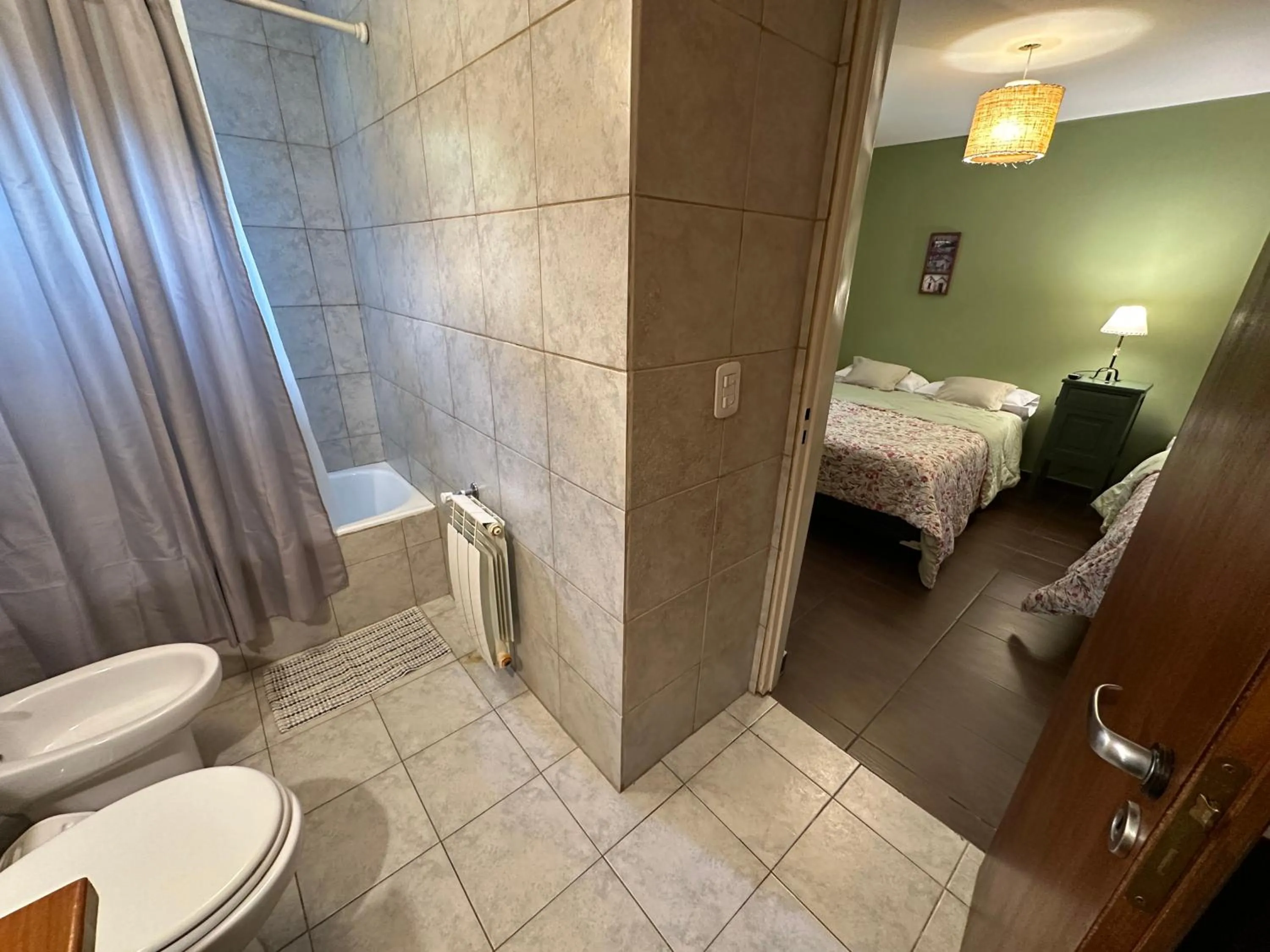 Bed in Paraiso Patagónico Bungalows and Aparts