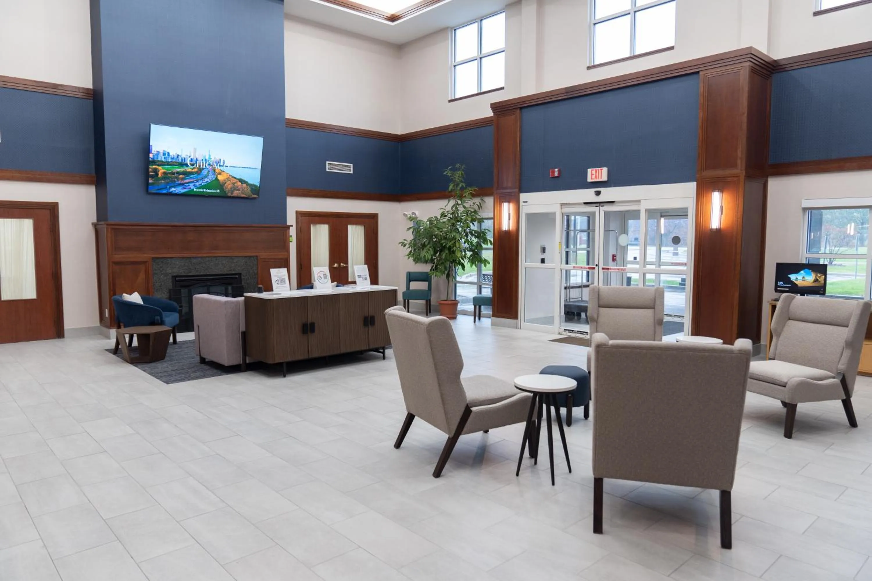 Lobby or reception in La Quinta by Wyndham Bannockburn-Deerfield