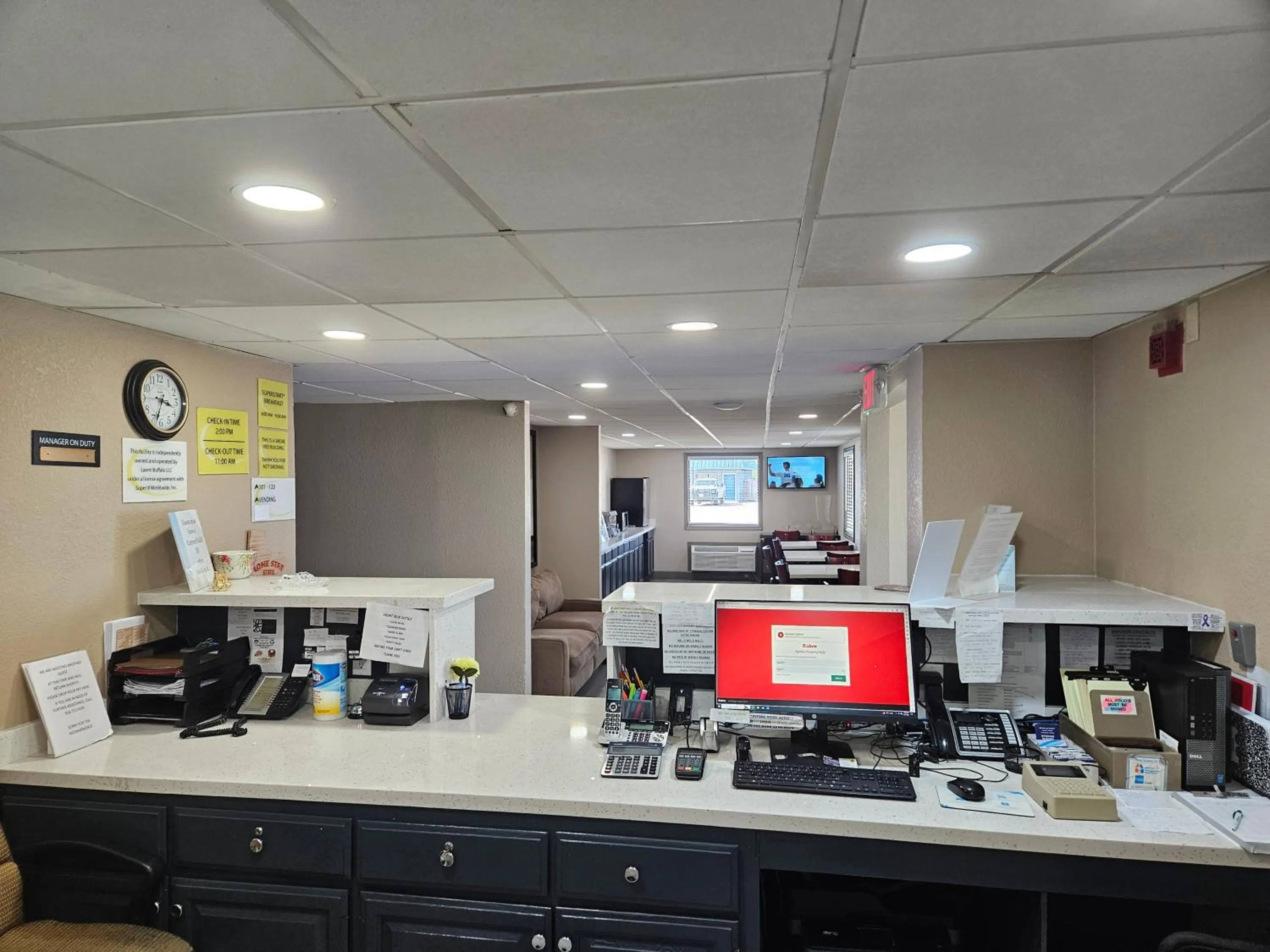 Lobby or reception in Super 8 by Wyndham Buffalo