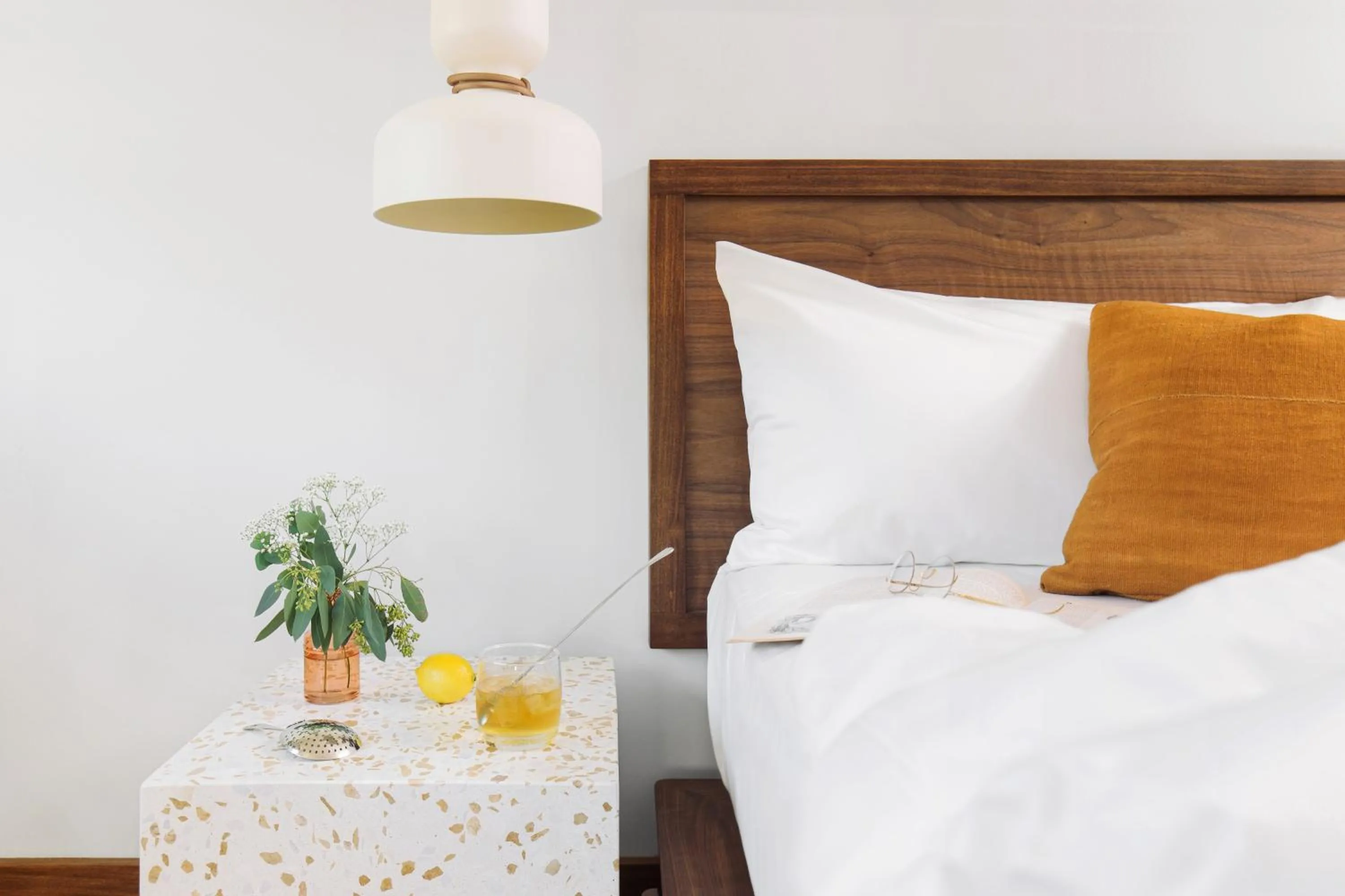 Bed in Silver Lake Pool & Inn