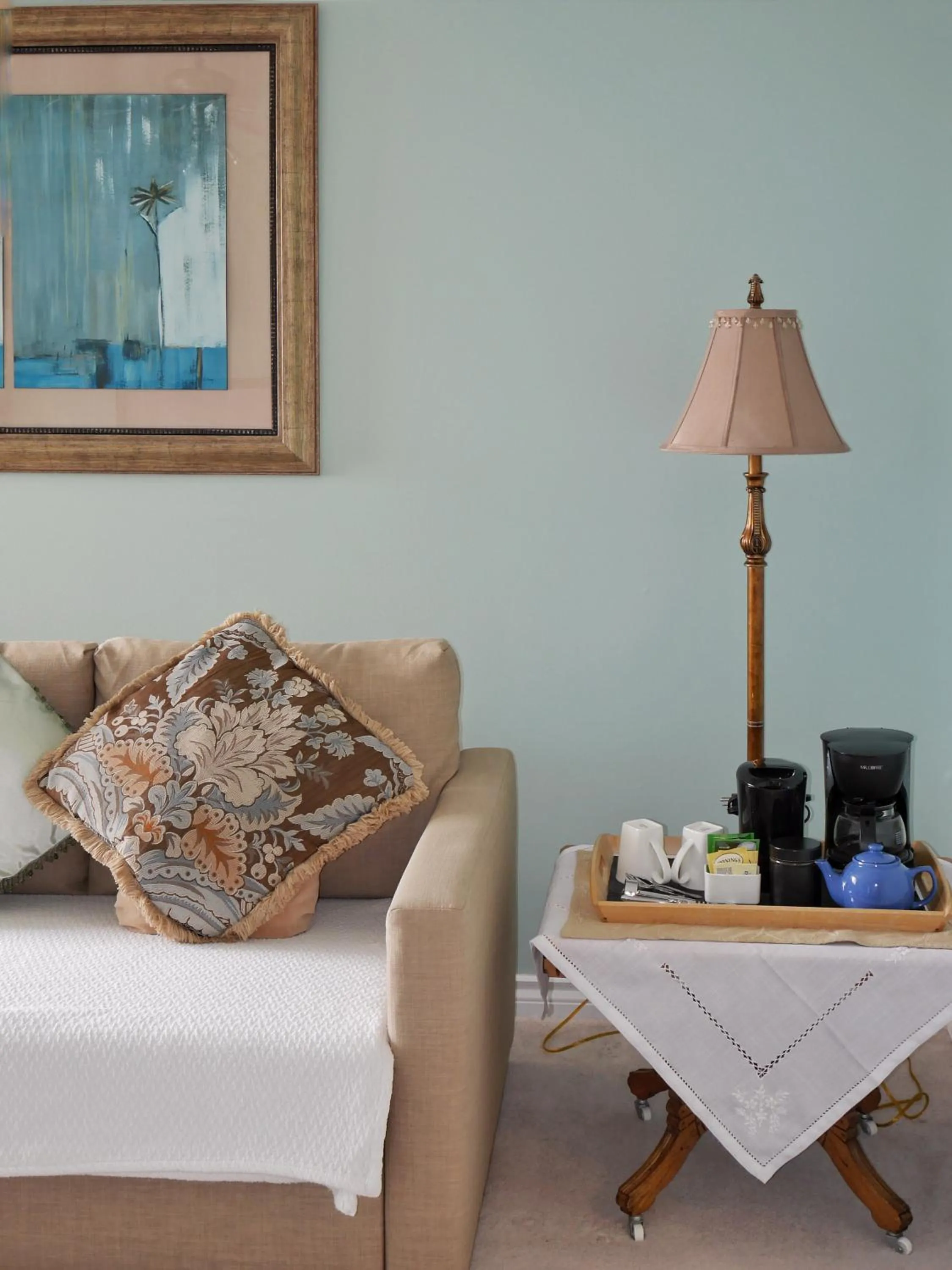 Living room in Star of the Sea guest house