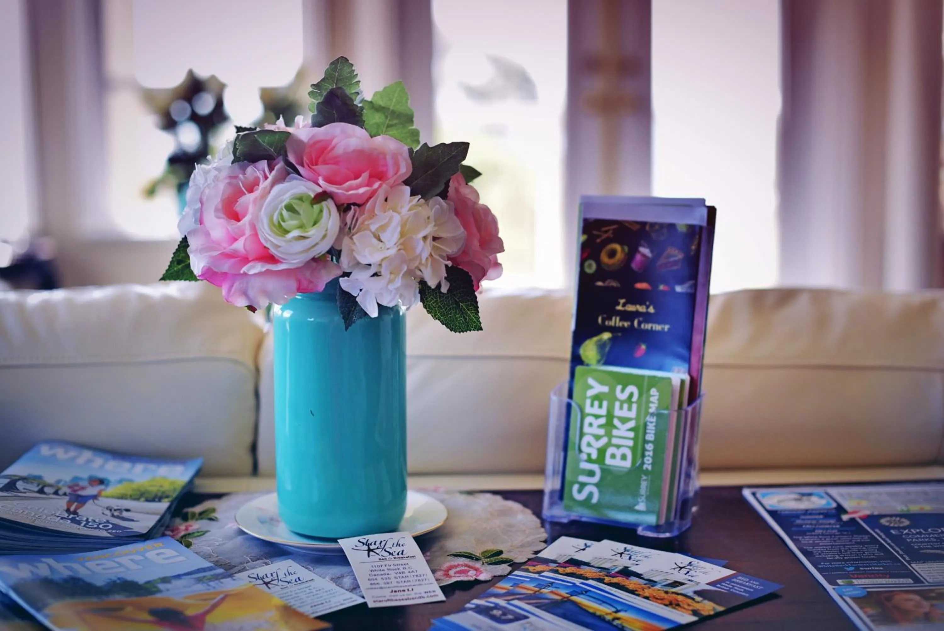 Decorative detail in Star of the Sea guest house