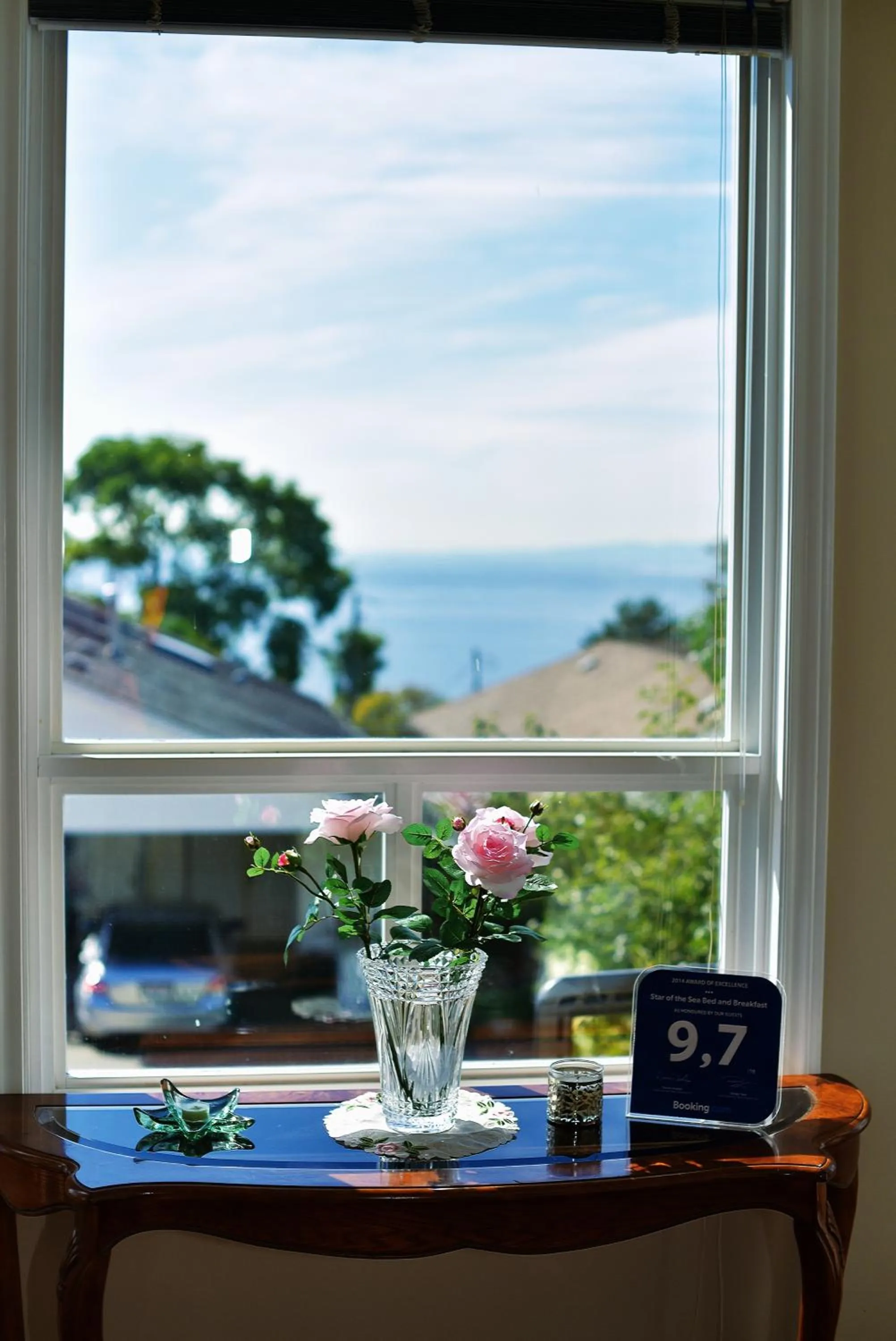Decorative detail in Star of the Sea guest house