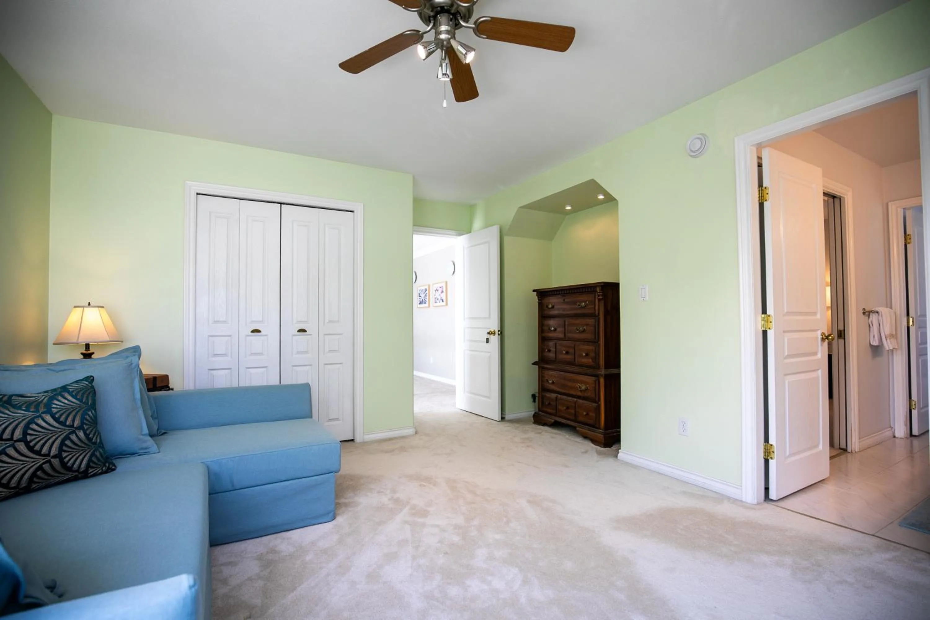 Living room in Star of the Sea guest house