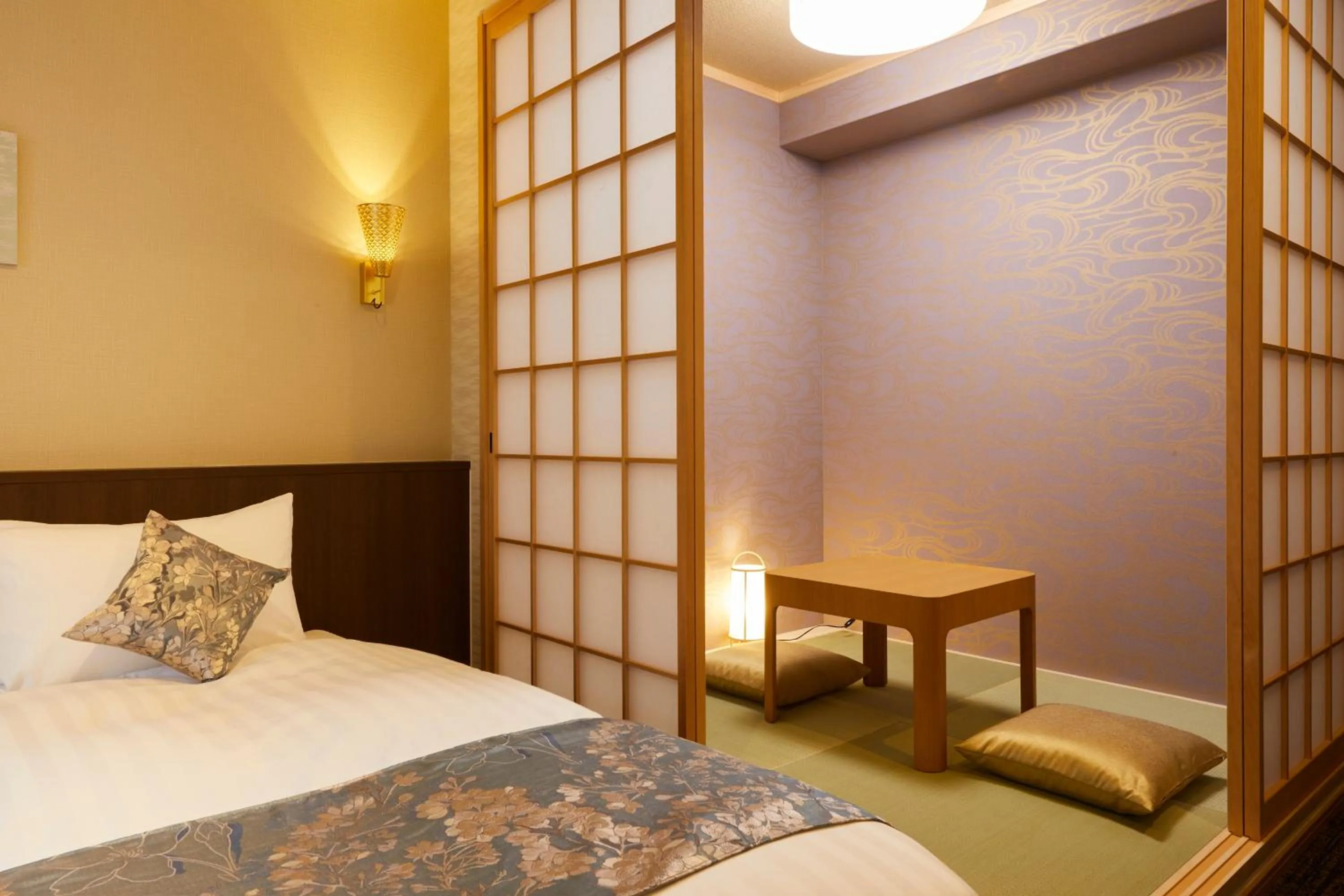 Photo of the whole room, Bed in Rinn Miyagawacho Grande
