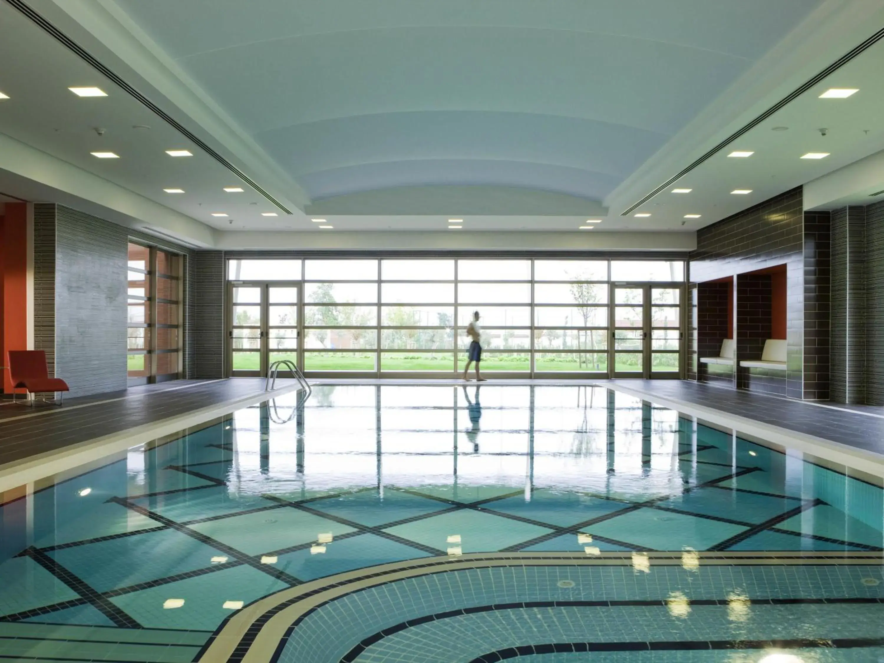 Pool view in Novotel Trabzon Pool view in Novotel Trabzon