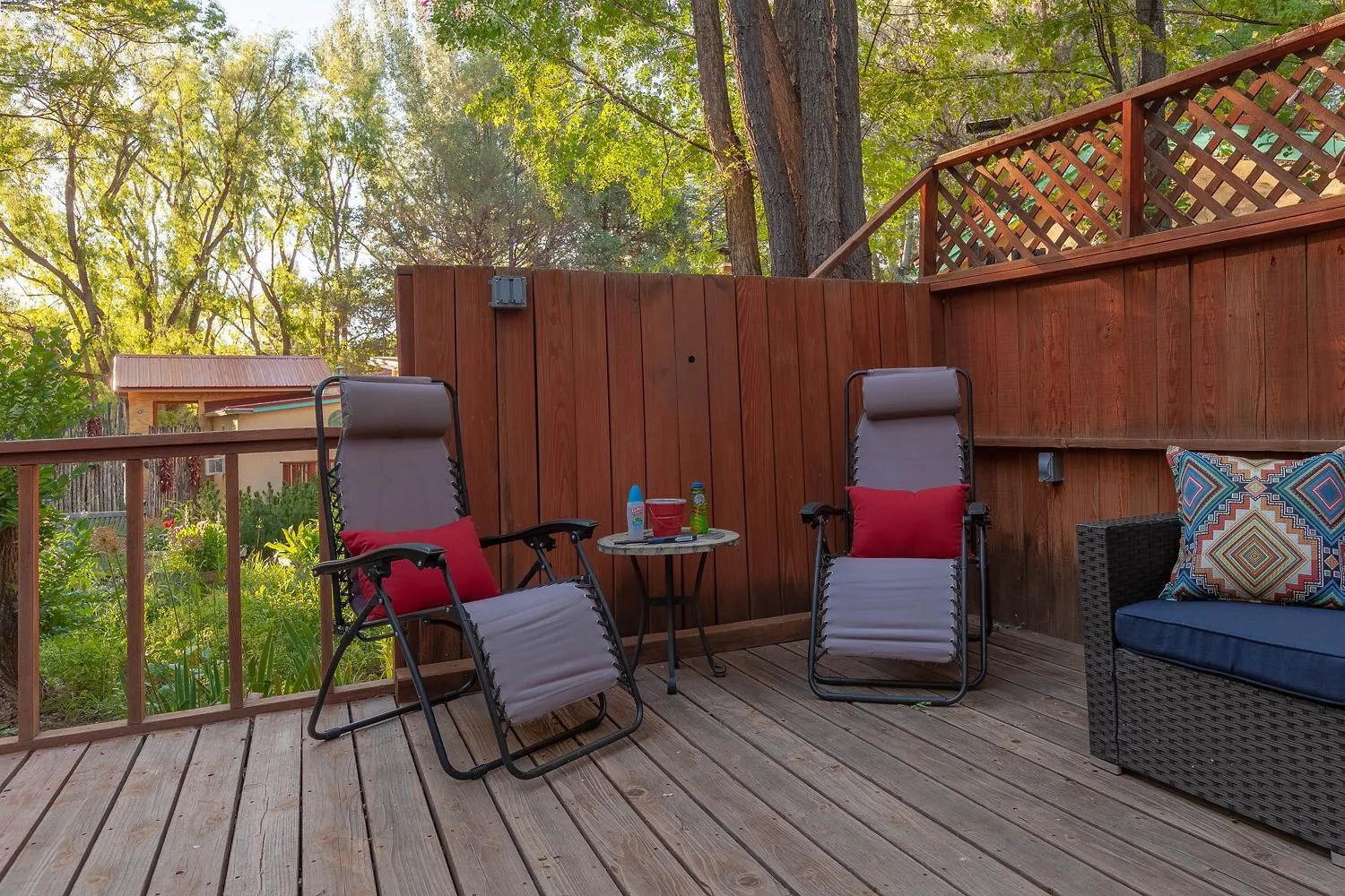 Patio in Dreamcatcher B&B