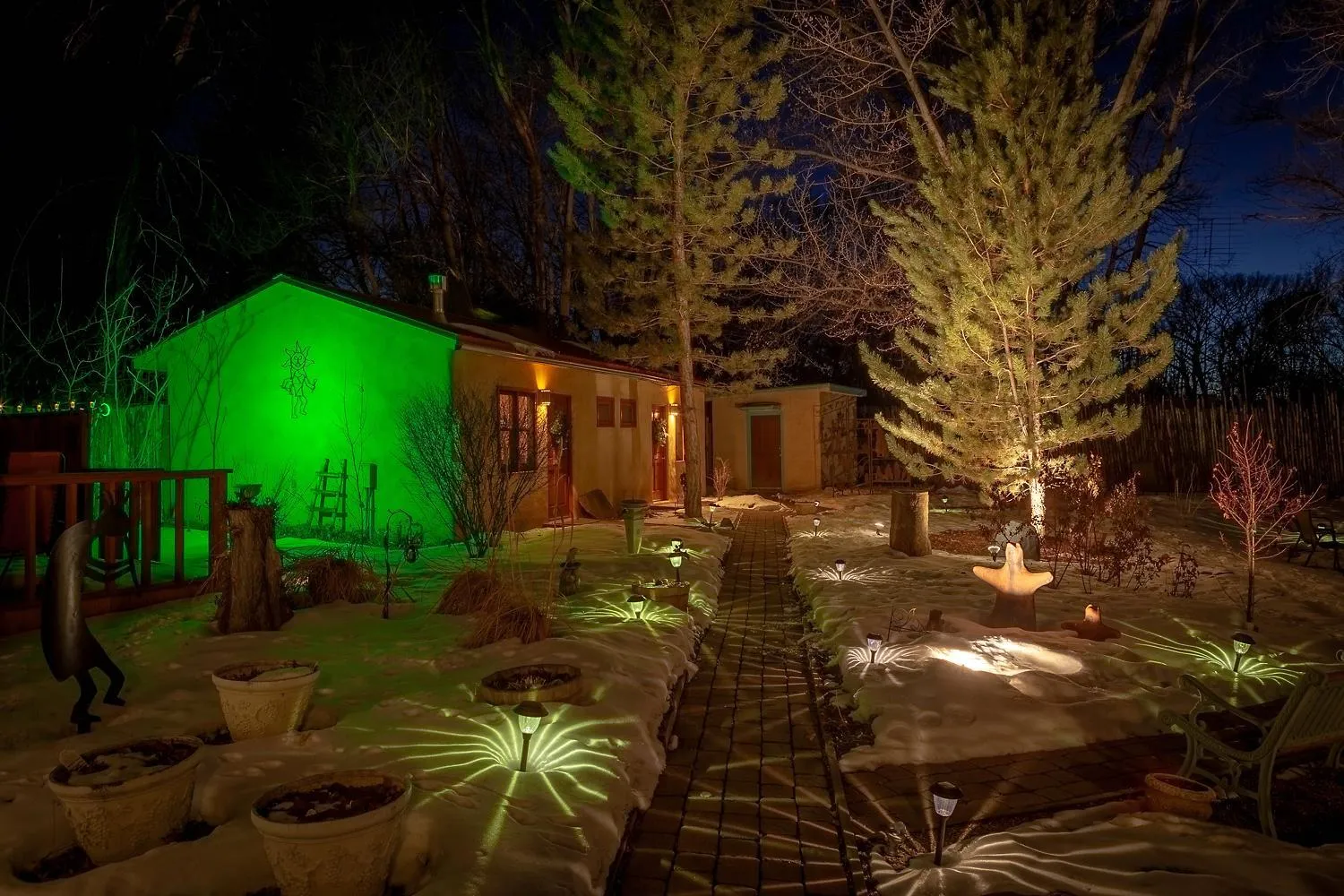 Garden in Dreamcatcher B&B