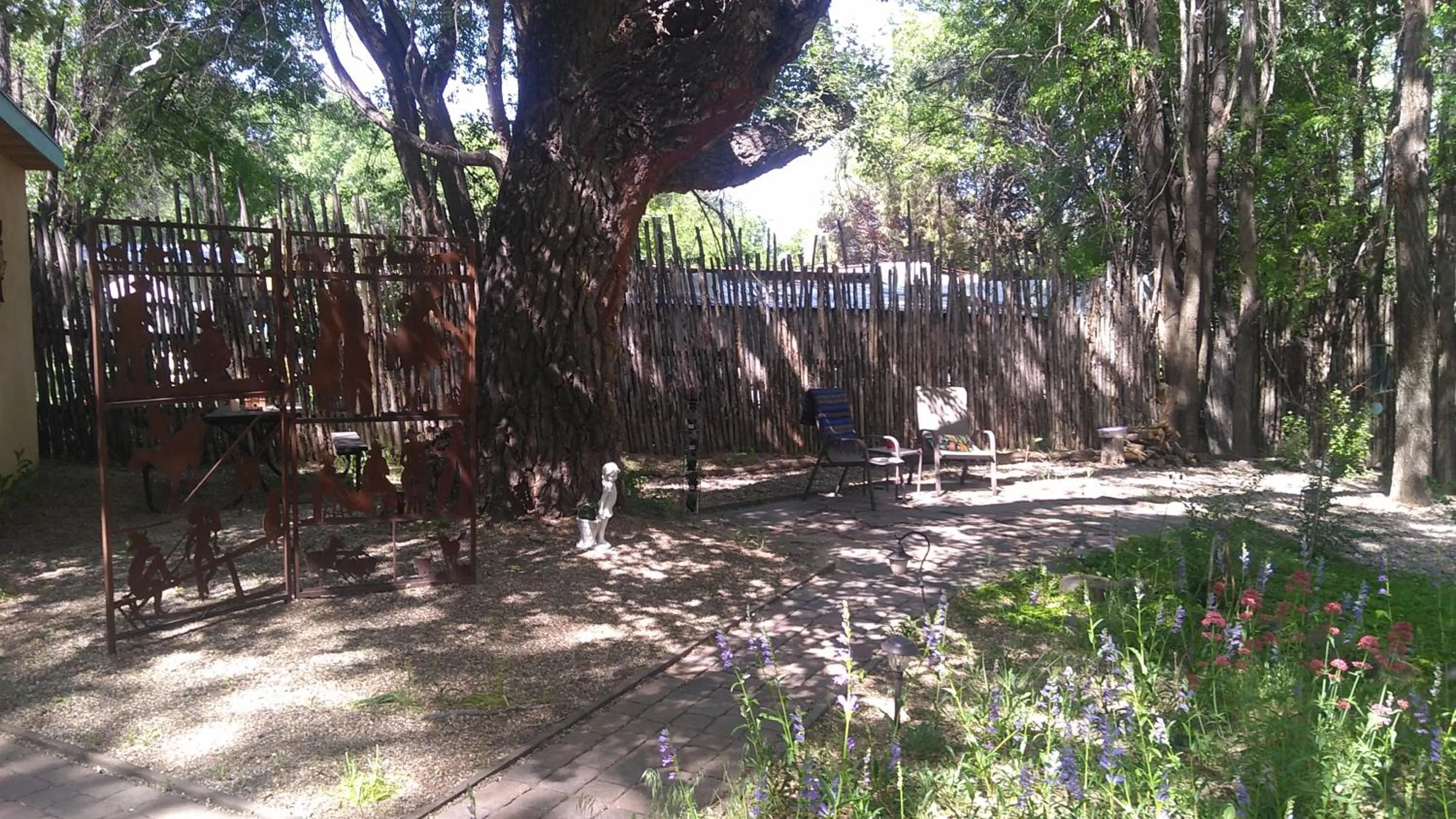 Garden in Dreamcatcher B&B