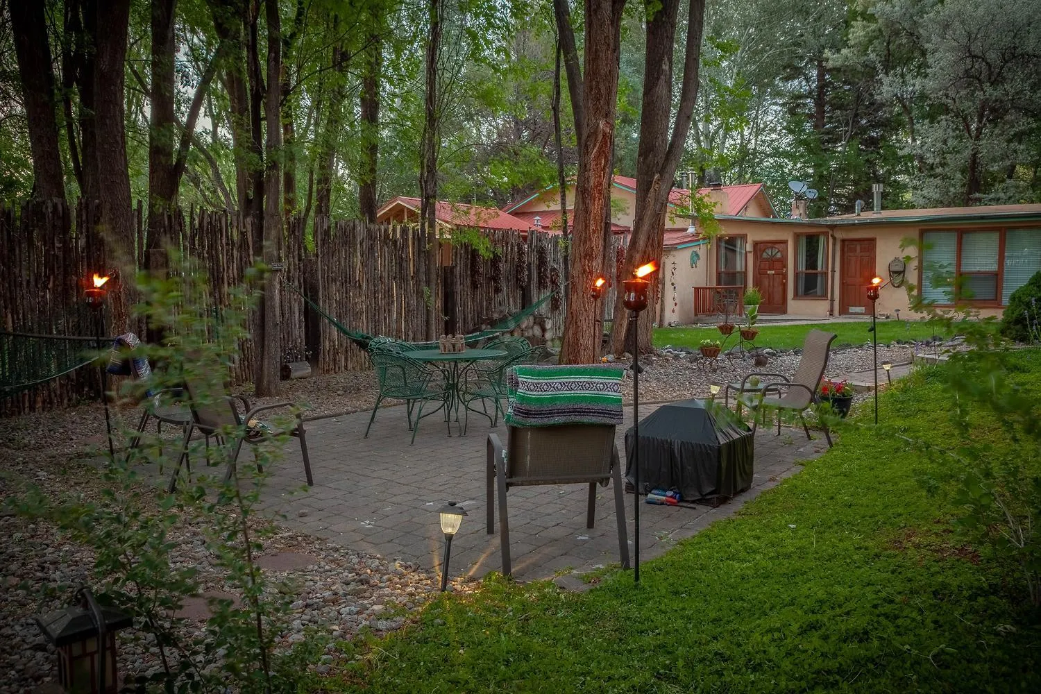 Patio in Dreamcatcher B&B