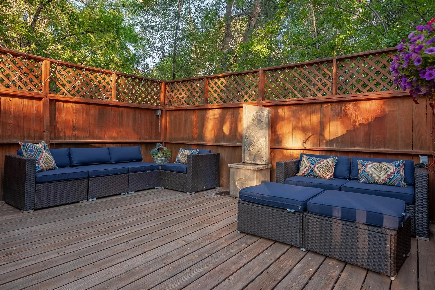 Patio in Dreamcatcher B&B