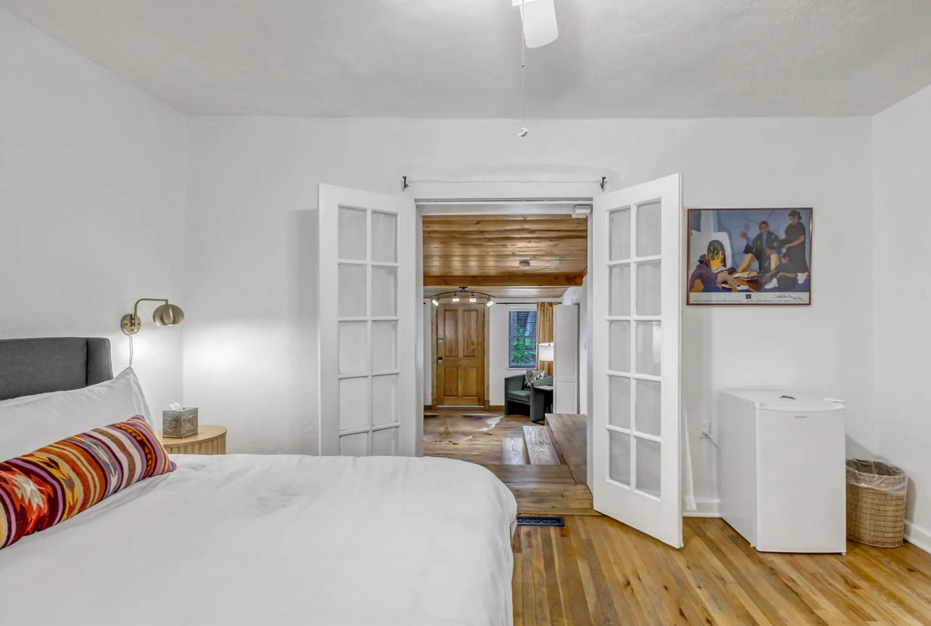 Bed in Dreamcatcher B&B