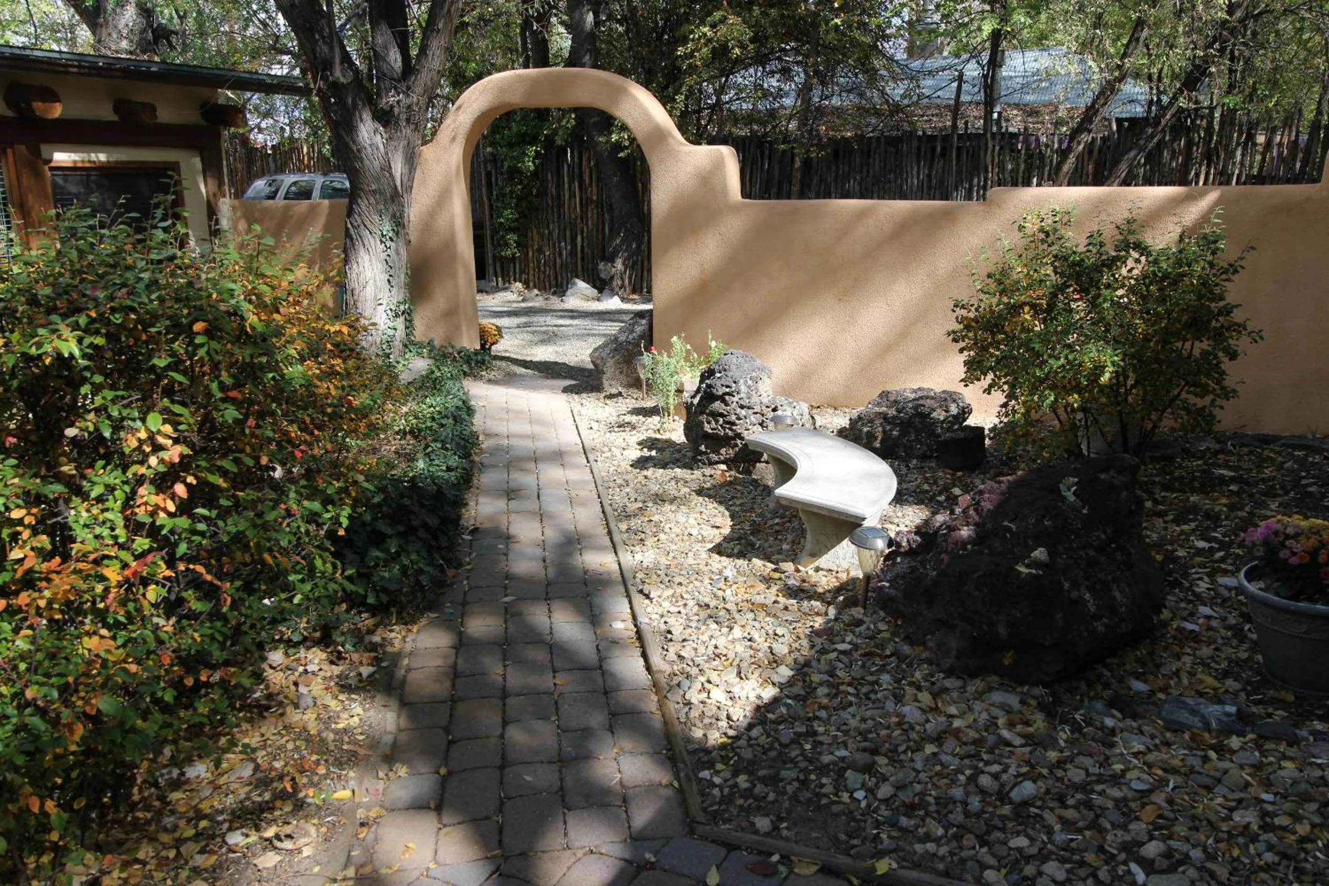 Garden in Dreamcatcher B&B