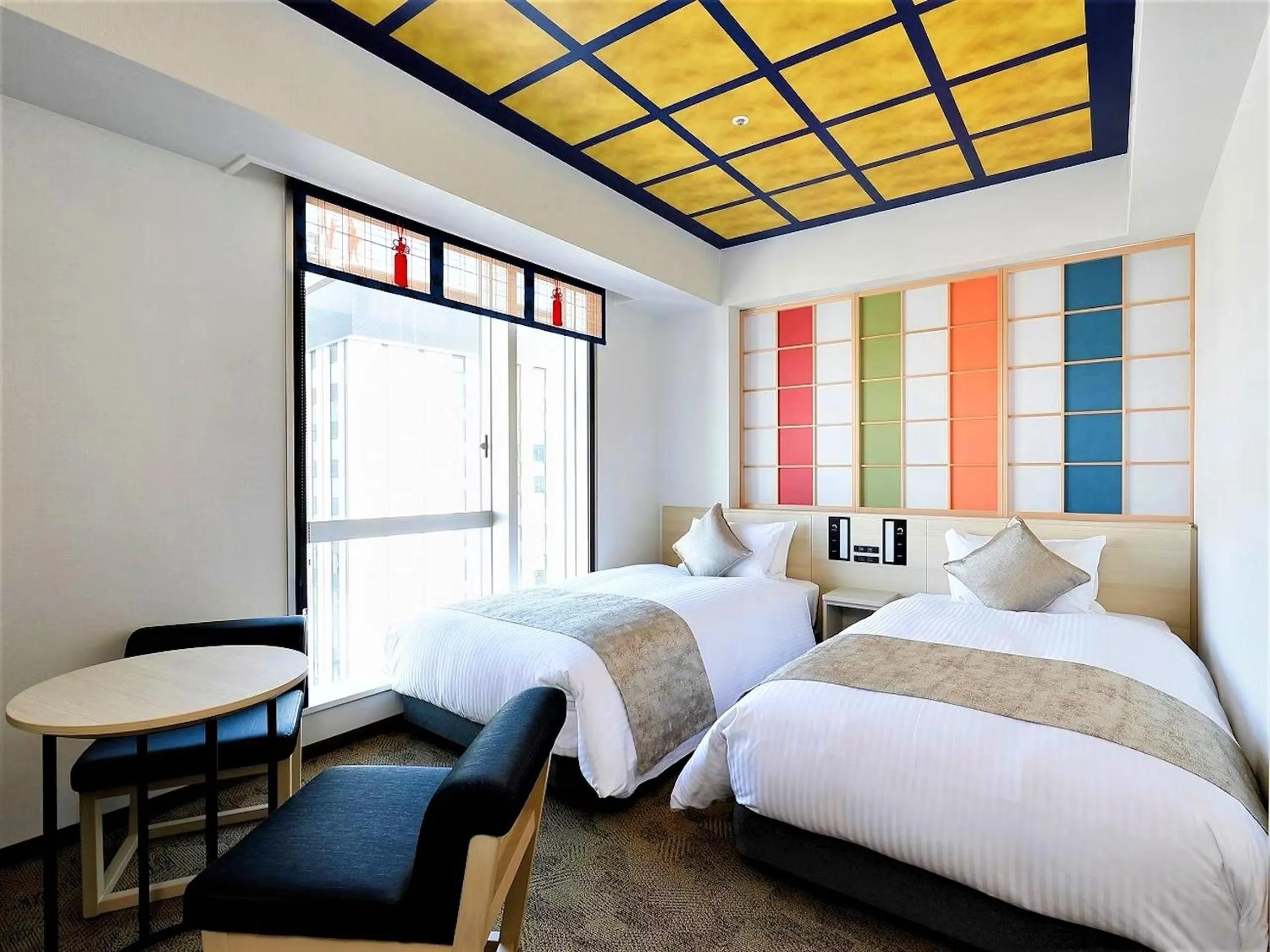 Photo of the whole room, Bed in Daiwa Roynet Hotel KANAZAWA-MIYABI