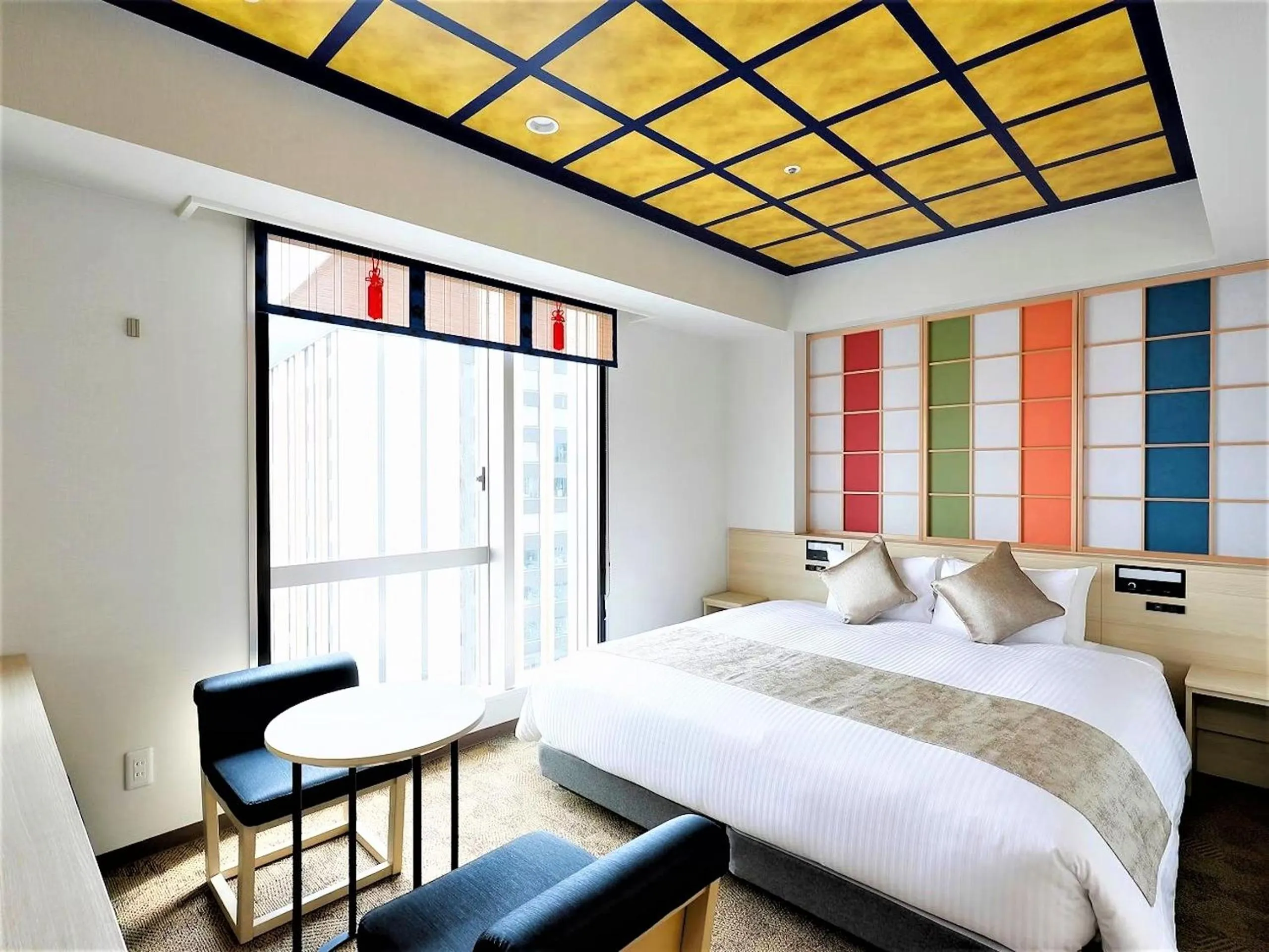 Photo of the whole room, Bed in Daiwa Roynet Hotel KANAZAWA-MIYABI