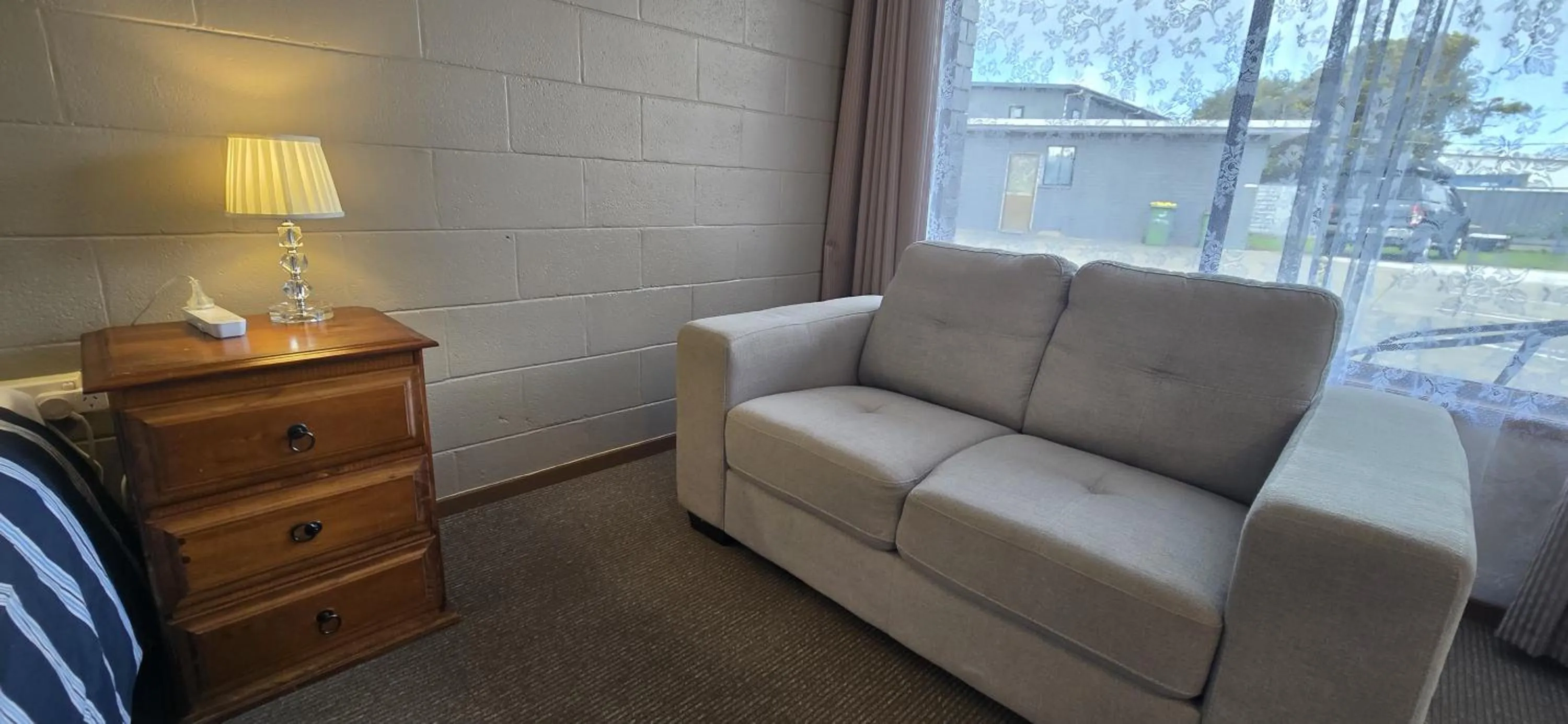 Seating area in Admella Motel