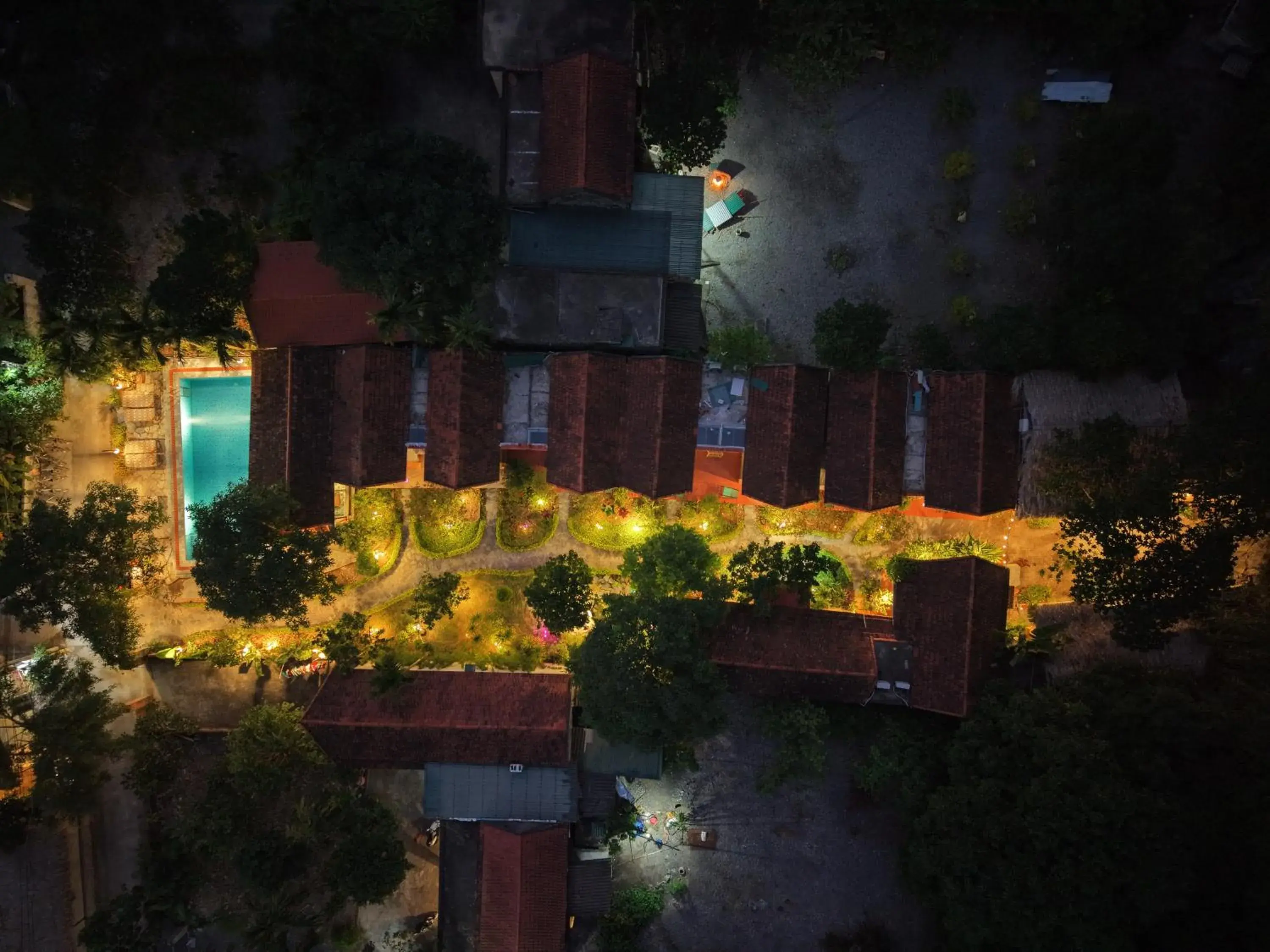 Bird's eye view in Tam Coc Luxury Homestay Bird's eye view in Tam Coc Luxury Homestay