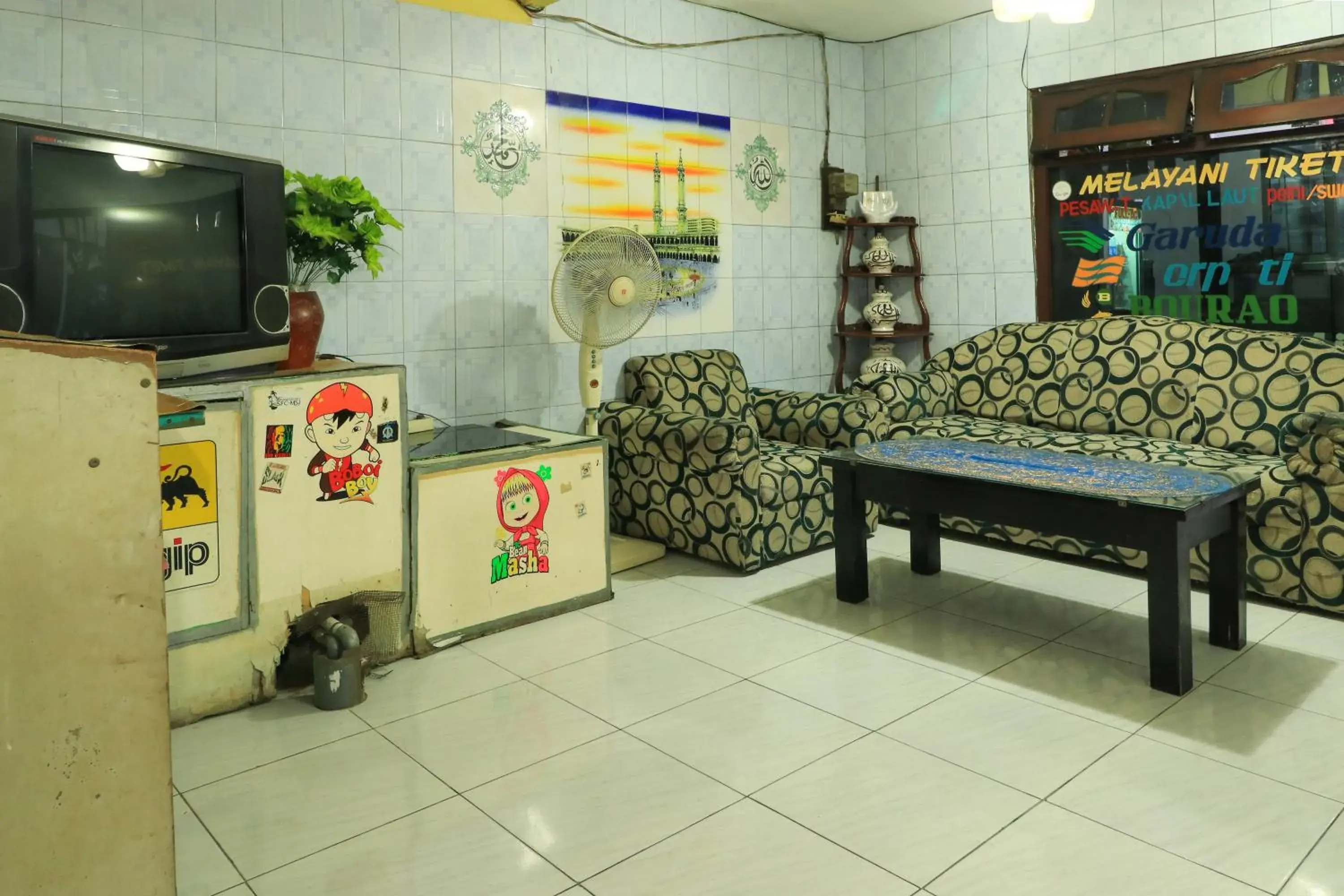 Lobby or reception in Dharmawati Homestay Syariah at Terminal Purabaya Lobby or reception in Dharmawati Homestay Syariah at Terminal Purabaya