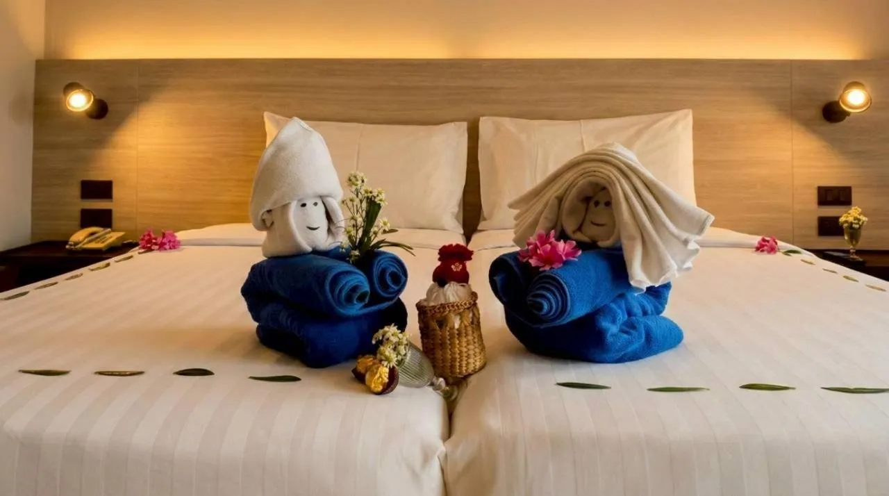 Bed in Beehive Boutique Hotel Phuket