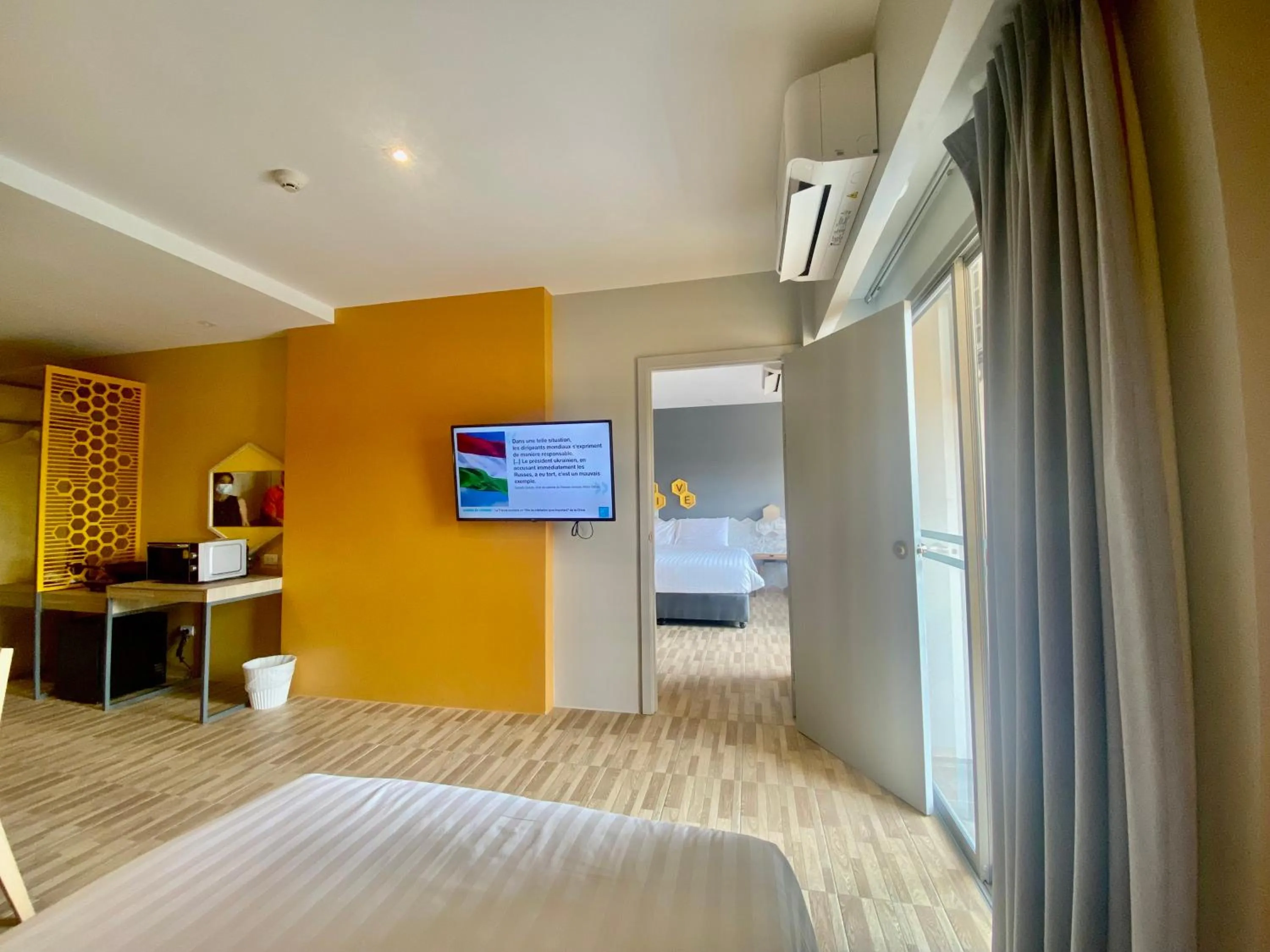 Bed in Beehive Boutique Hotel Phuket