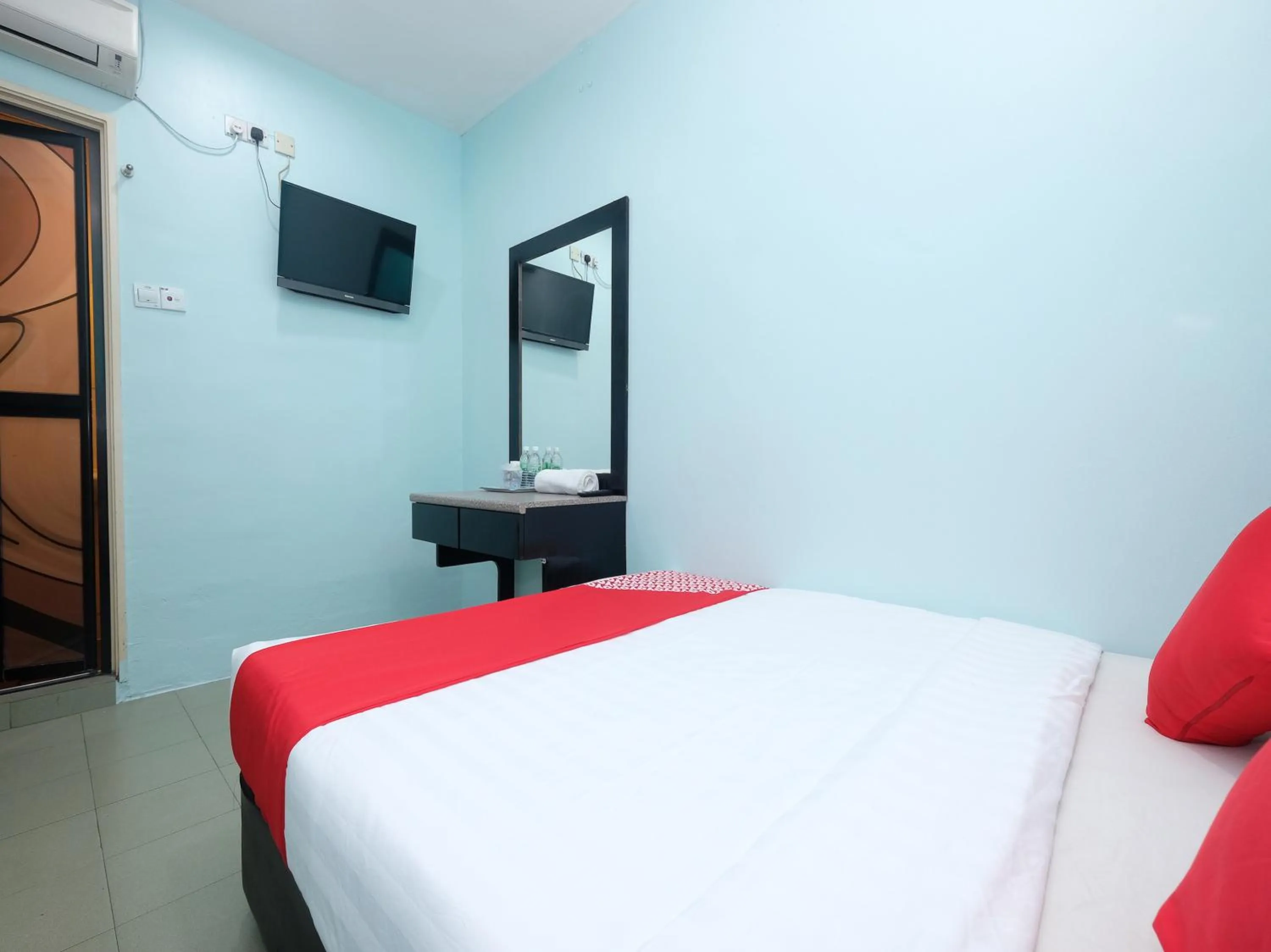 Bed in Marjan Hotel Sdn Bhd