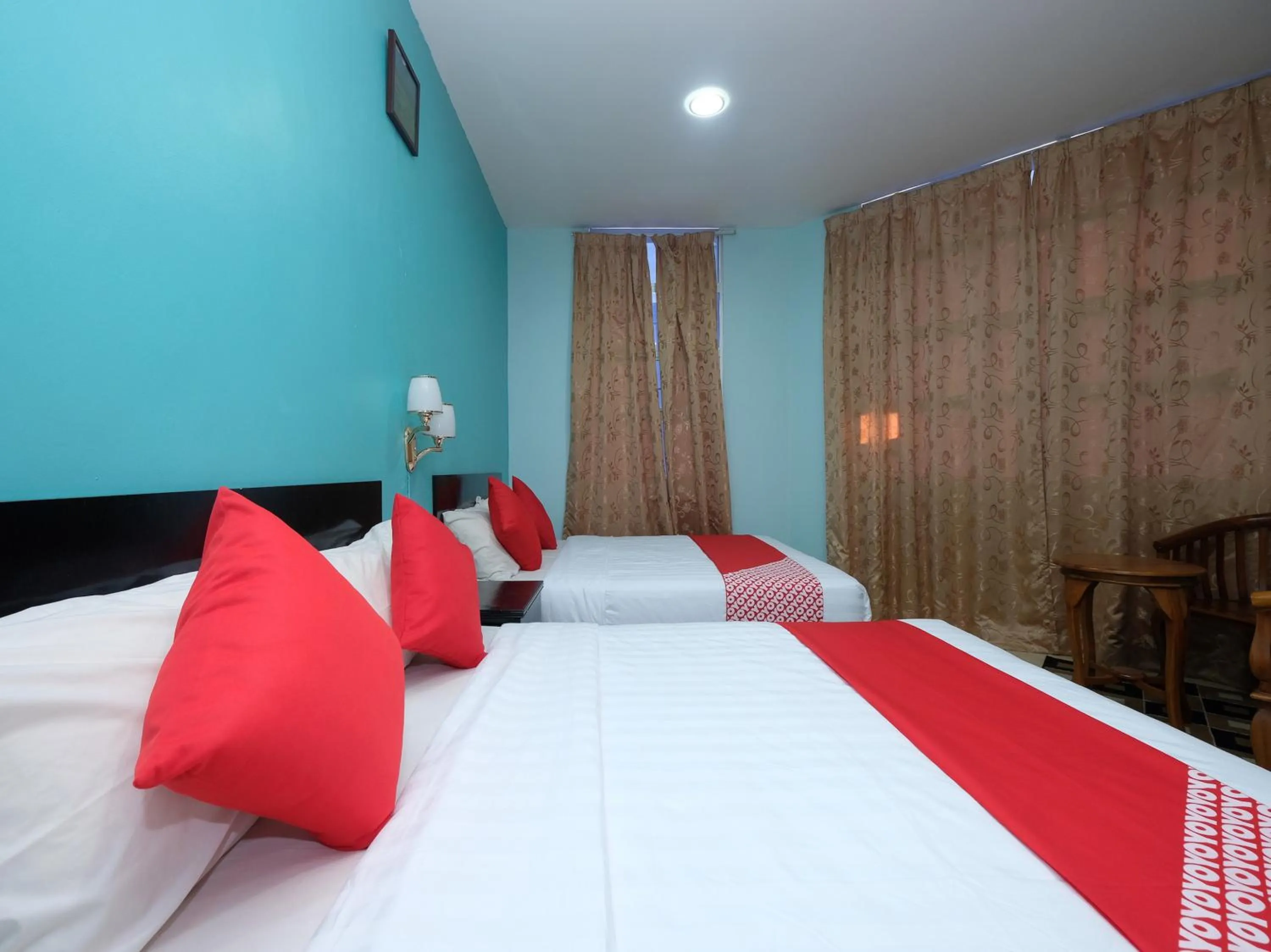 Bed in Marjan Hotel Sdn Bhd