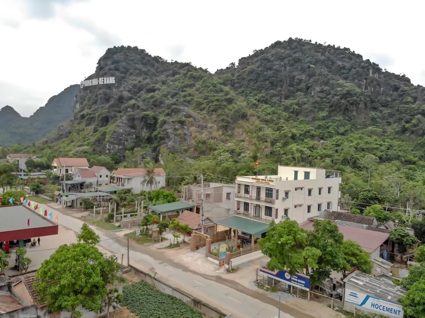 Bird's eye view in Phong Nha Love Homestay