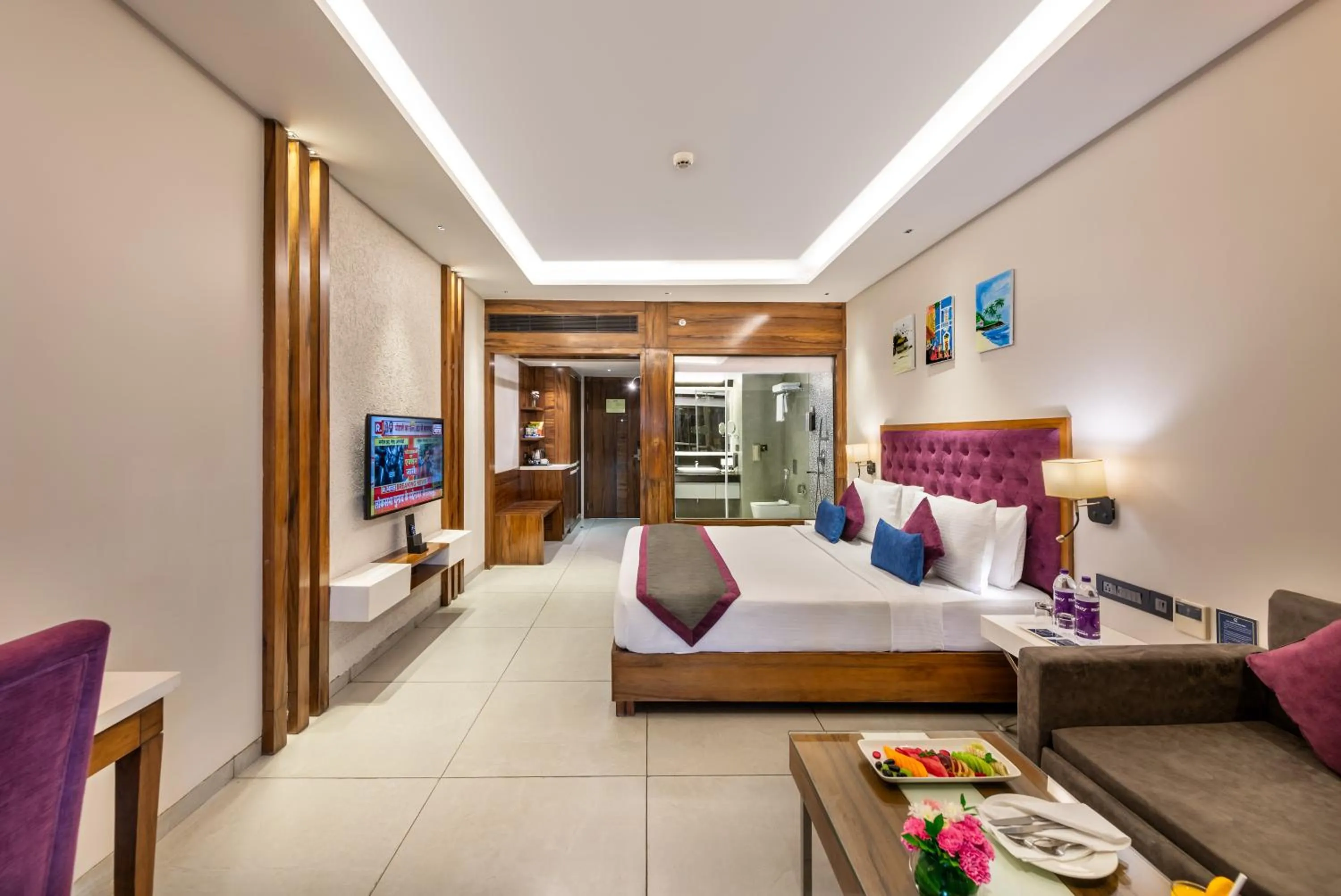 Bed in Golden Tulip Candolim, Goa