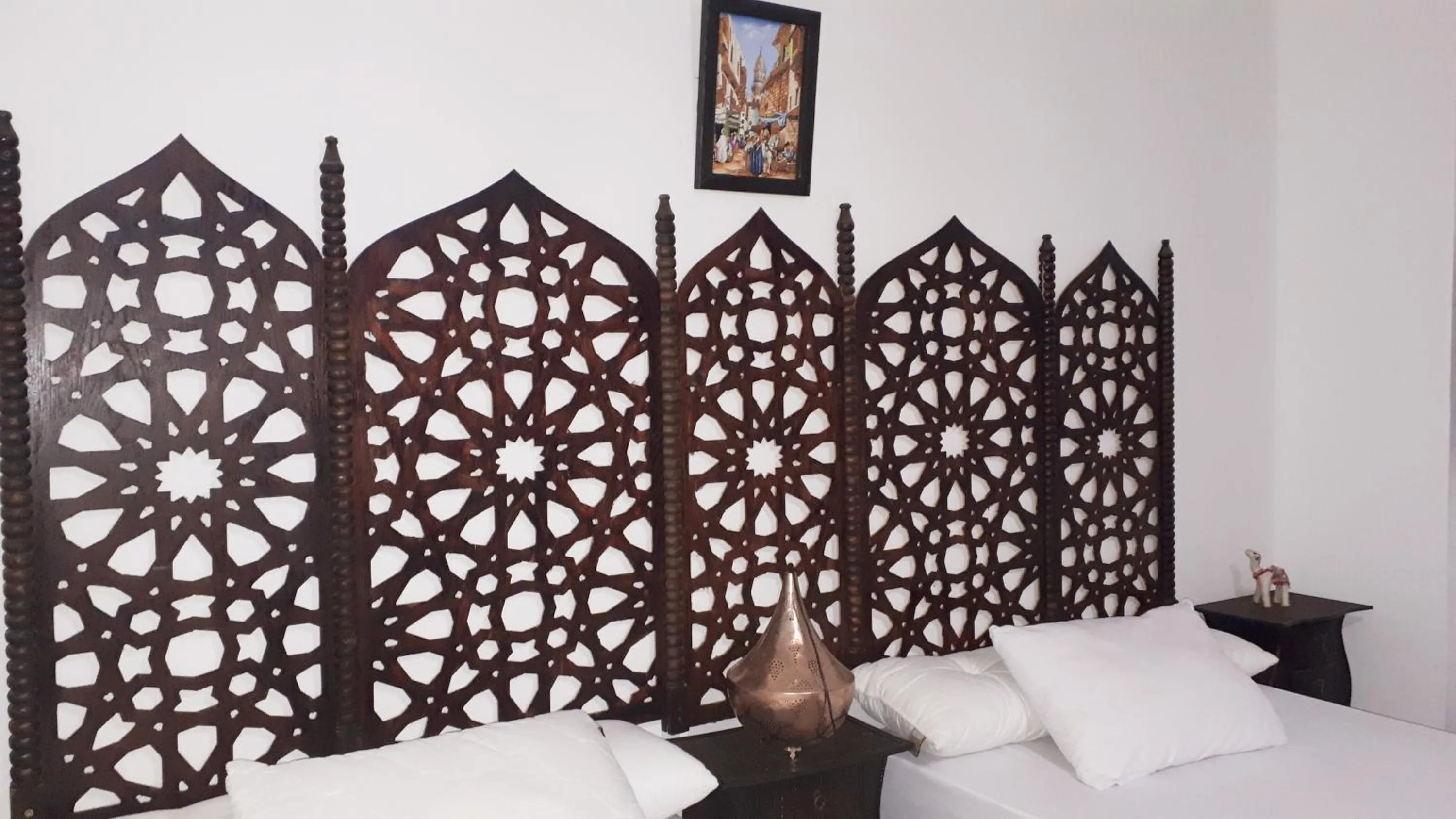 Bedroom, Bed in Arabian Nights Pyramids Guesthouse