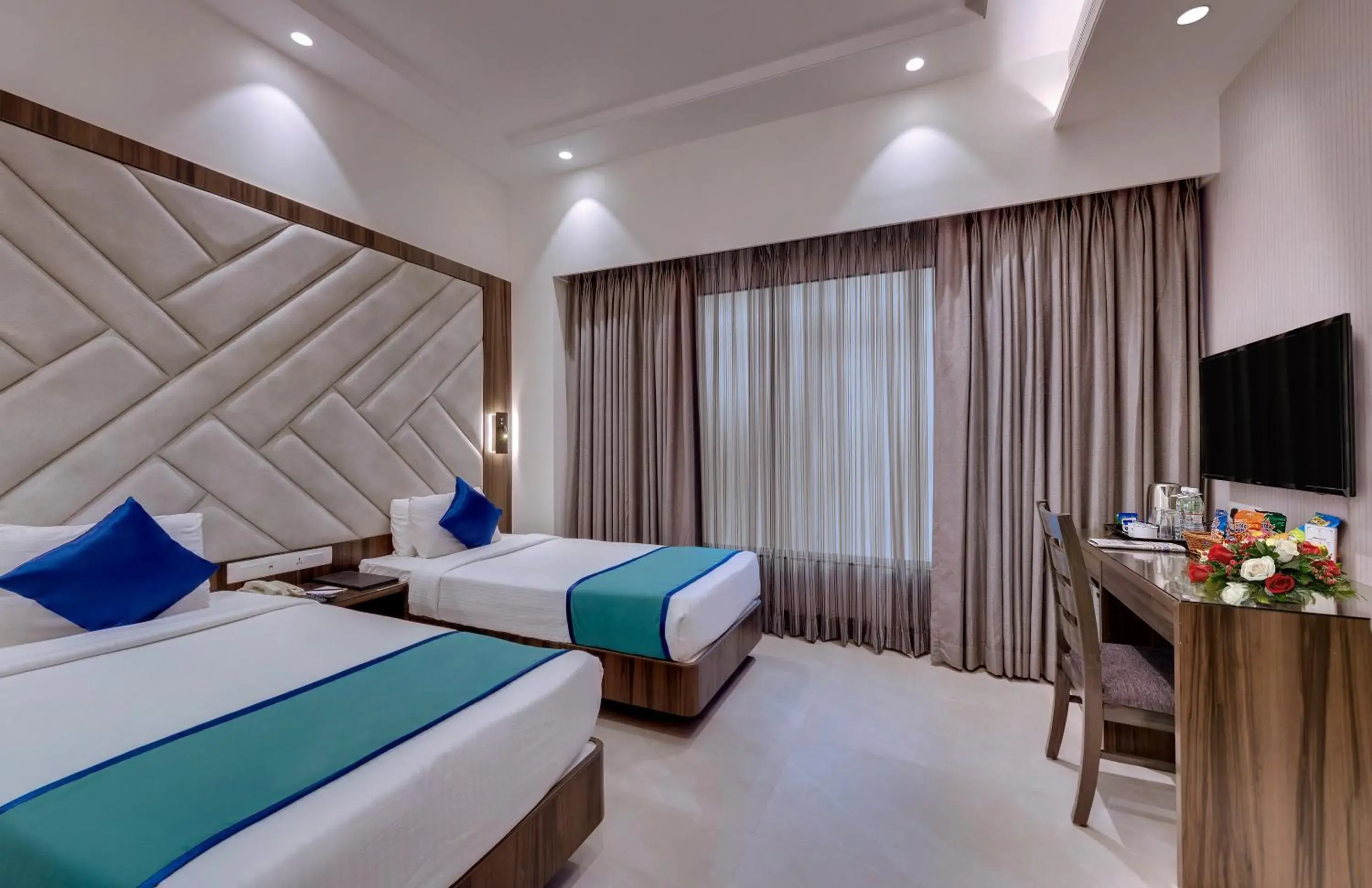 Bed in Hotel Suba Star Ahmedabad Bed in Hotel Suba Star Ahmedabad