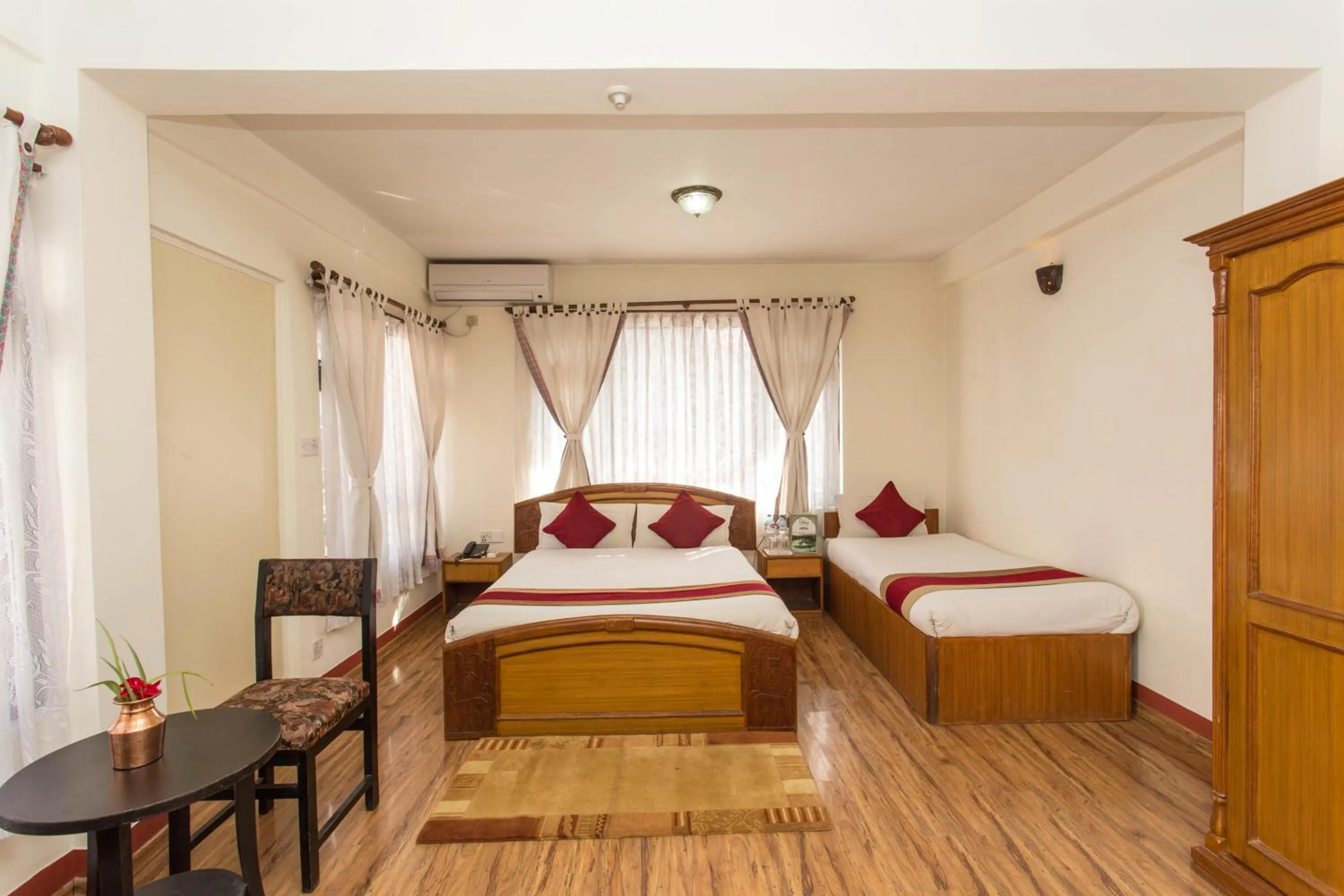 Bed in Thamel Eco Resort