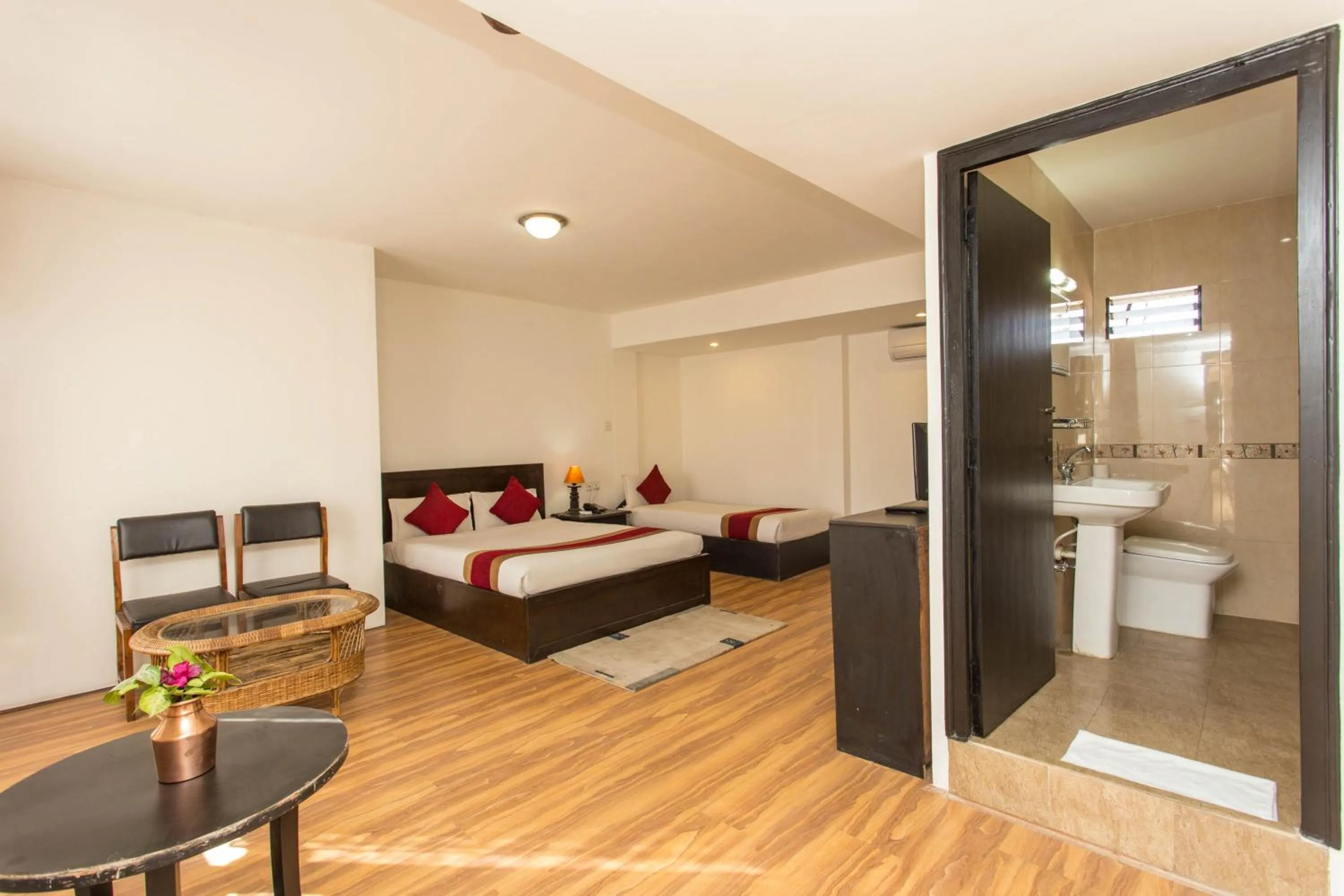 Bed in Thamel Eco Resort