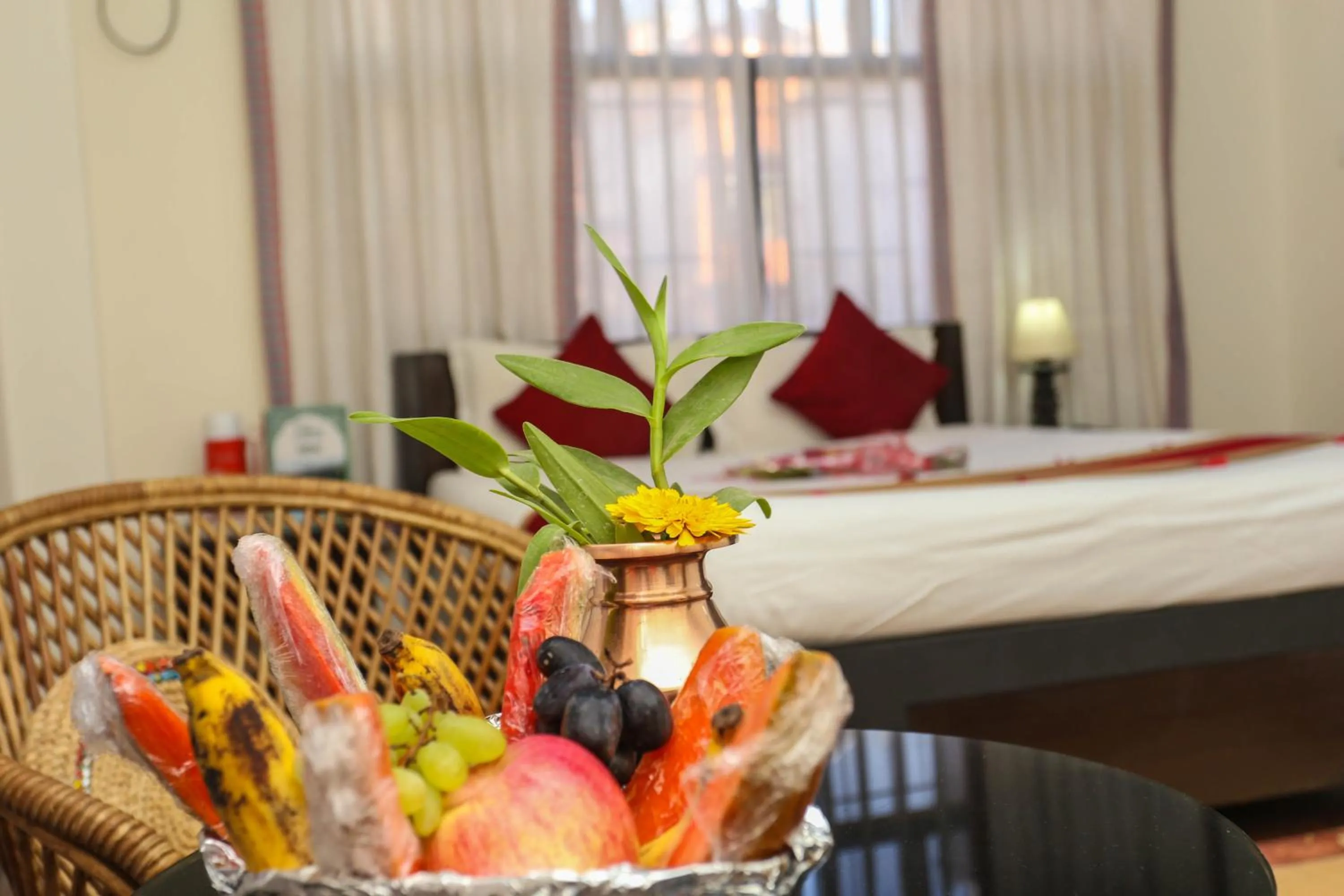 Bed in Thamel Eco Resort