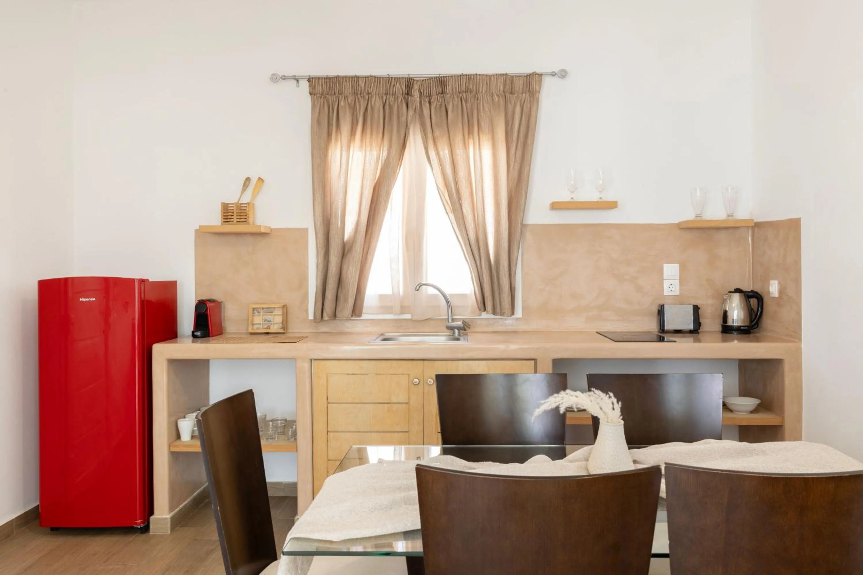 kitchen in Heated Jacuzzi Cozy Apartment and Panoramic Views