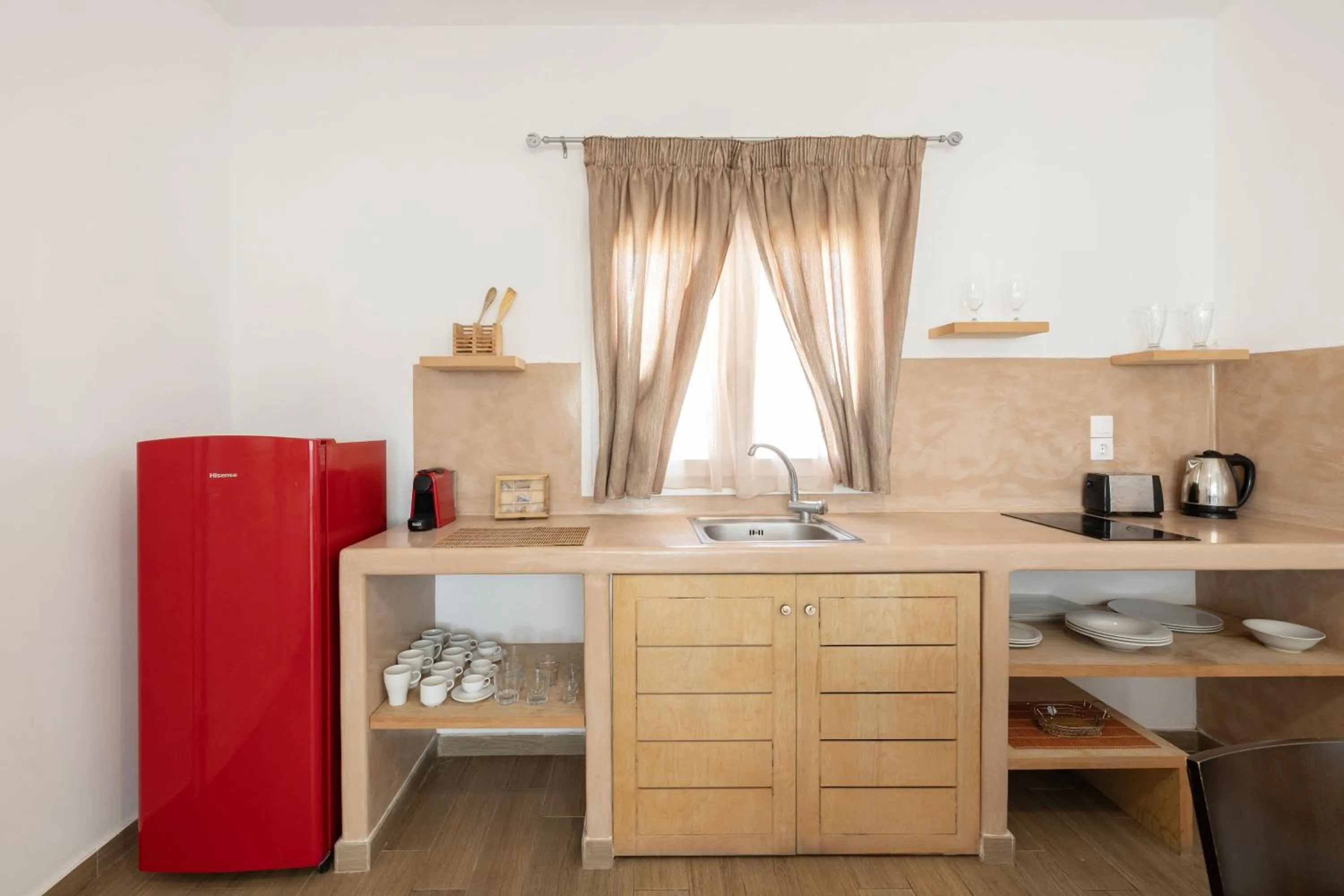kitchen in Heated Jacuzzi Cozy Apartment and Panoramic Views