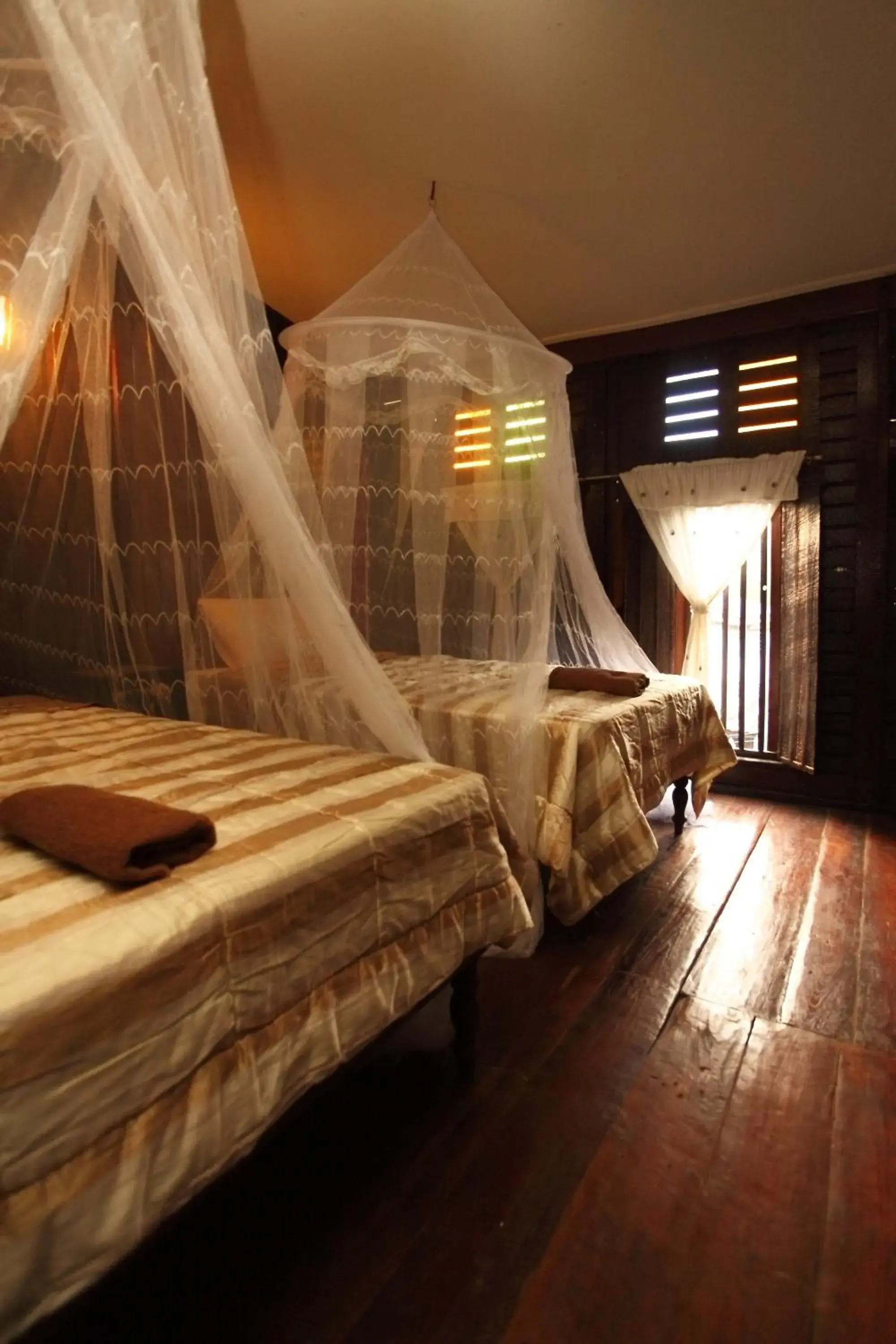 Bed in Baan Are Gong Riverside Homestay Bed in Baan Are Gong Riverside Homestay