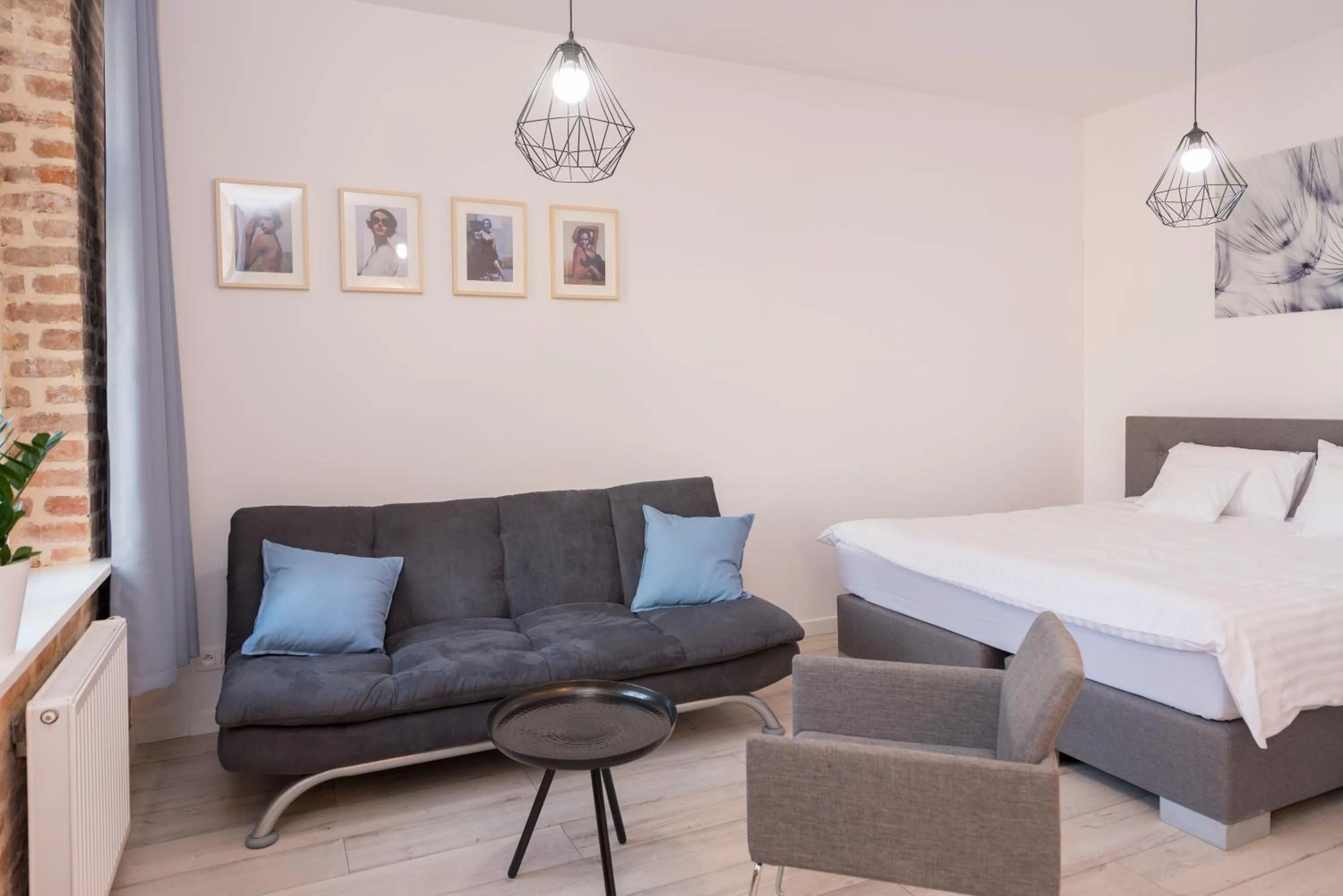 Living room, Bed in PROVENIR HOME STRZELECKA 25