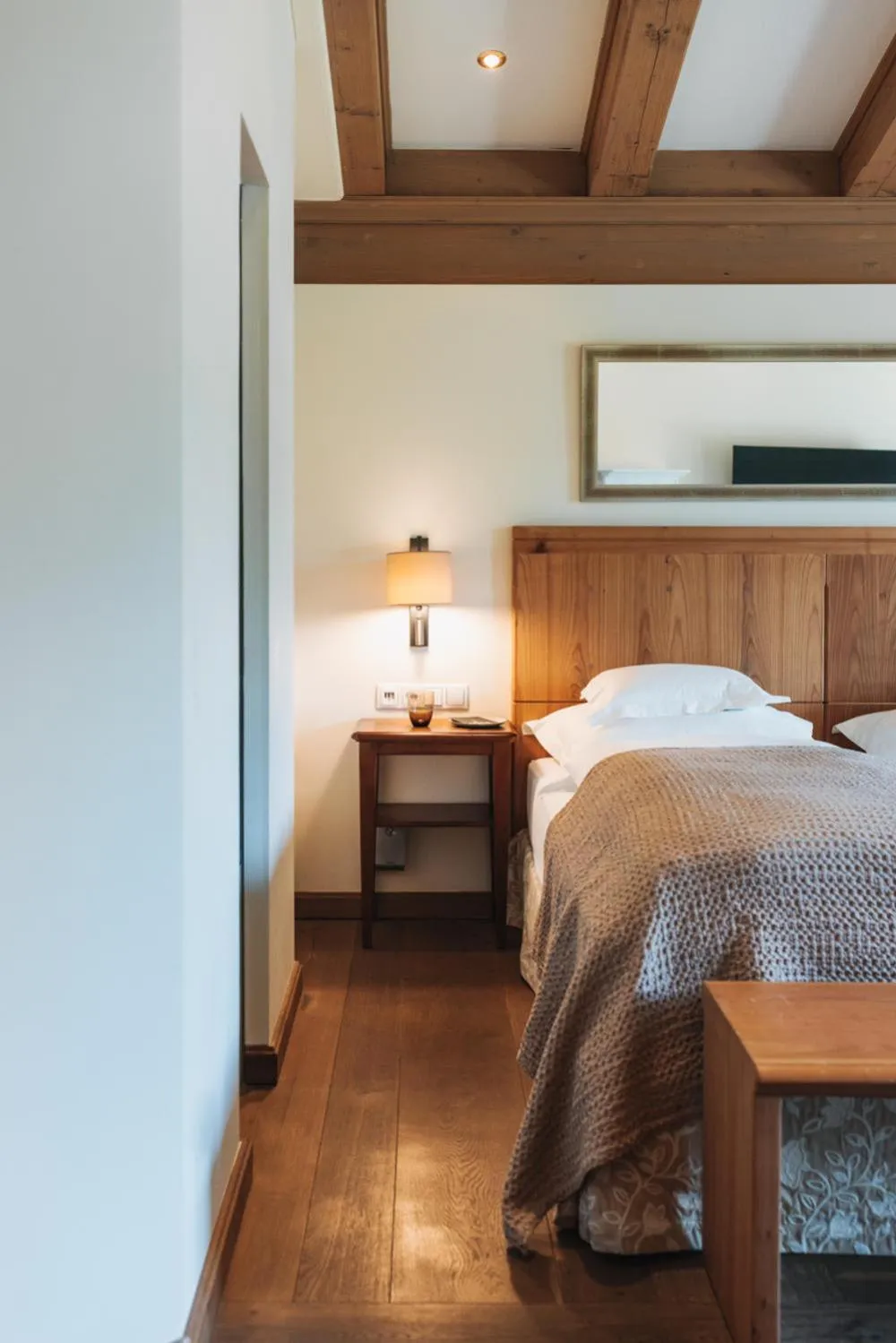 Bed in Hotel Berghof