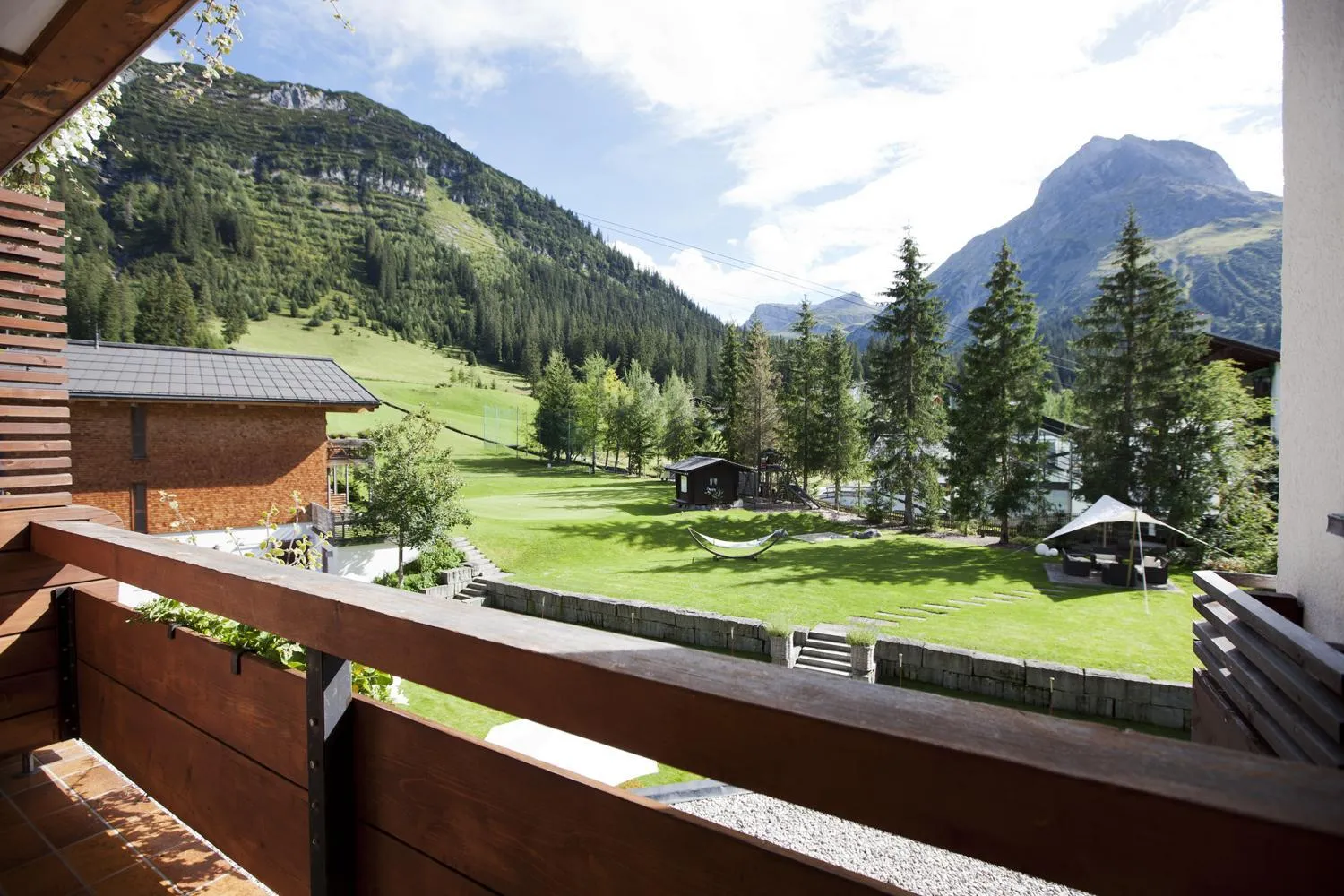 Patio in Hotel Berghof