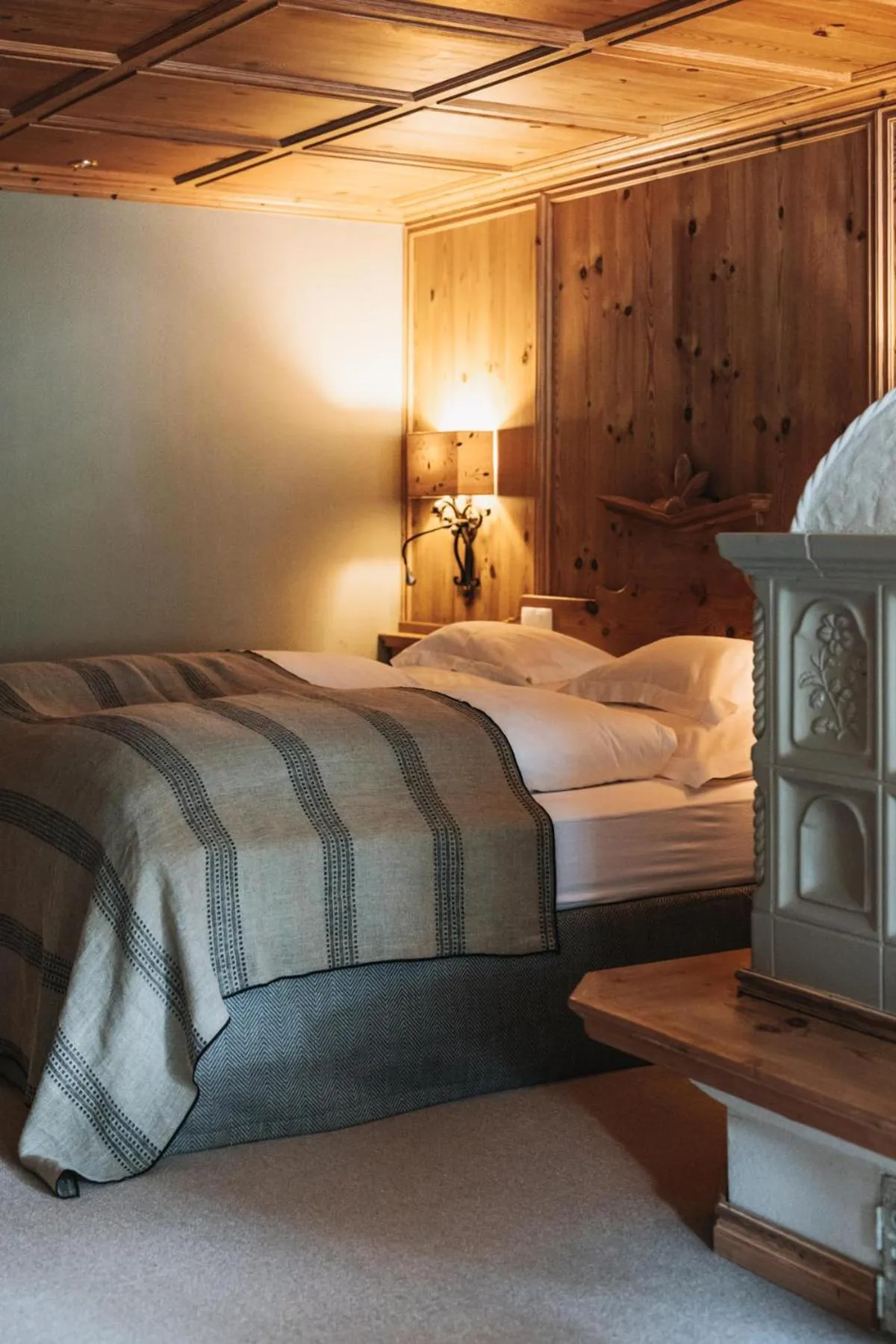 Bed in Hotel Berghof