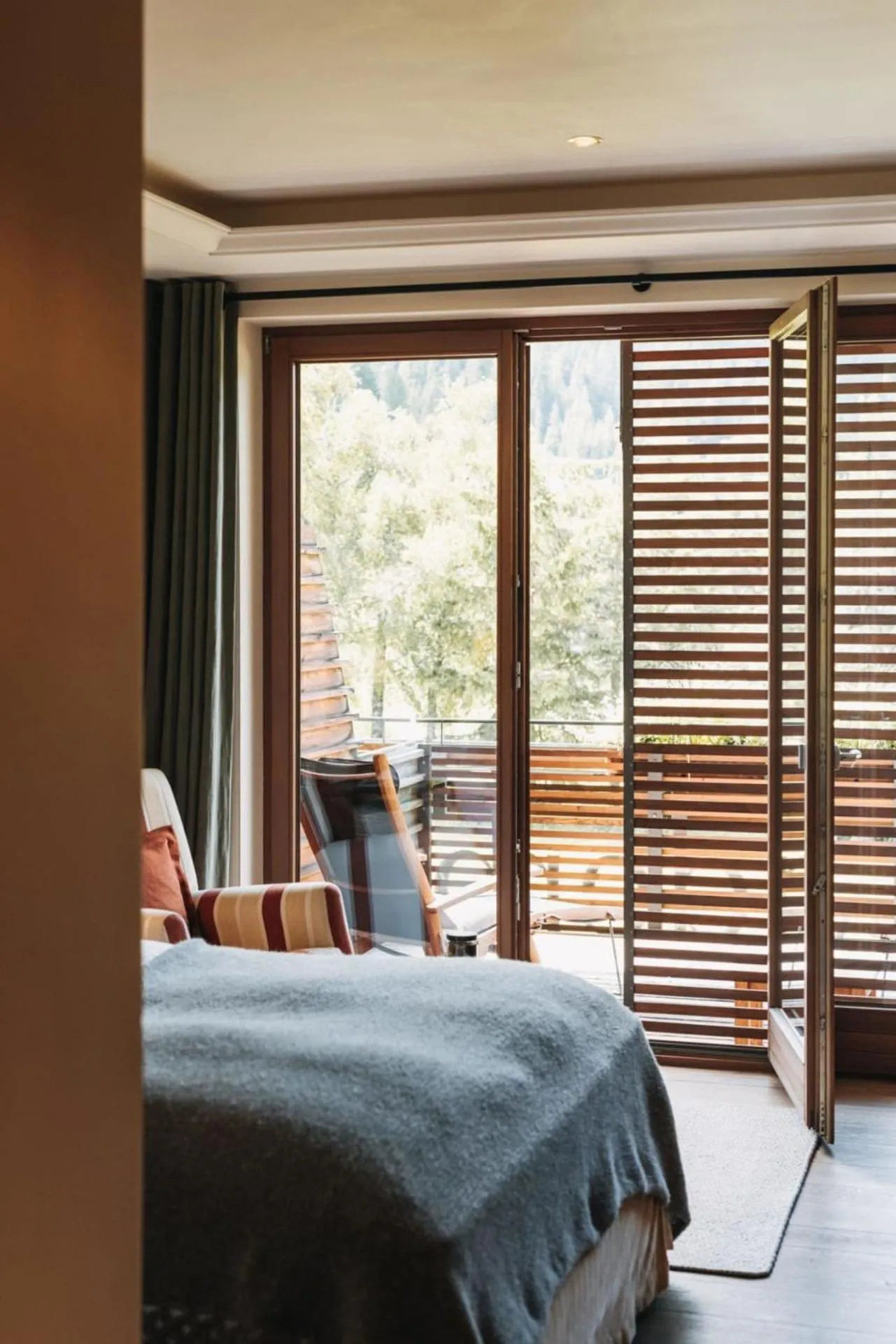 Bed in Hotel Berghof