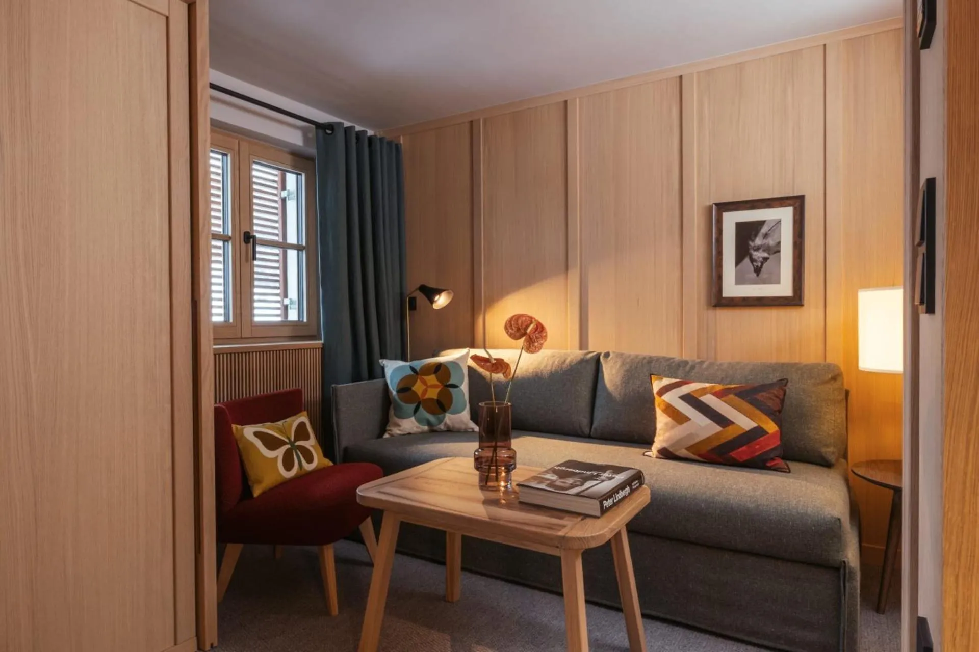 Seating area in Hotel Berghof