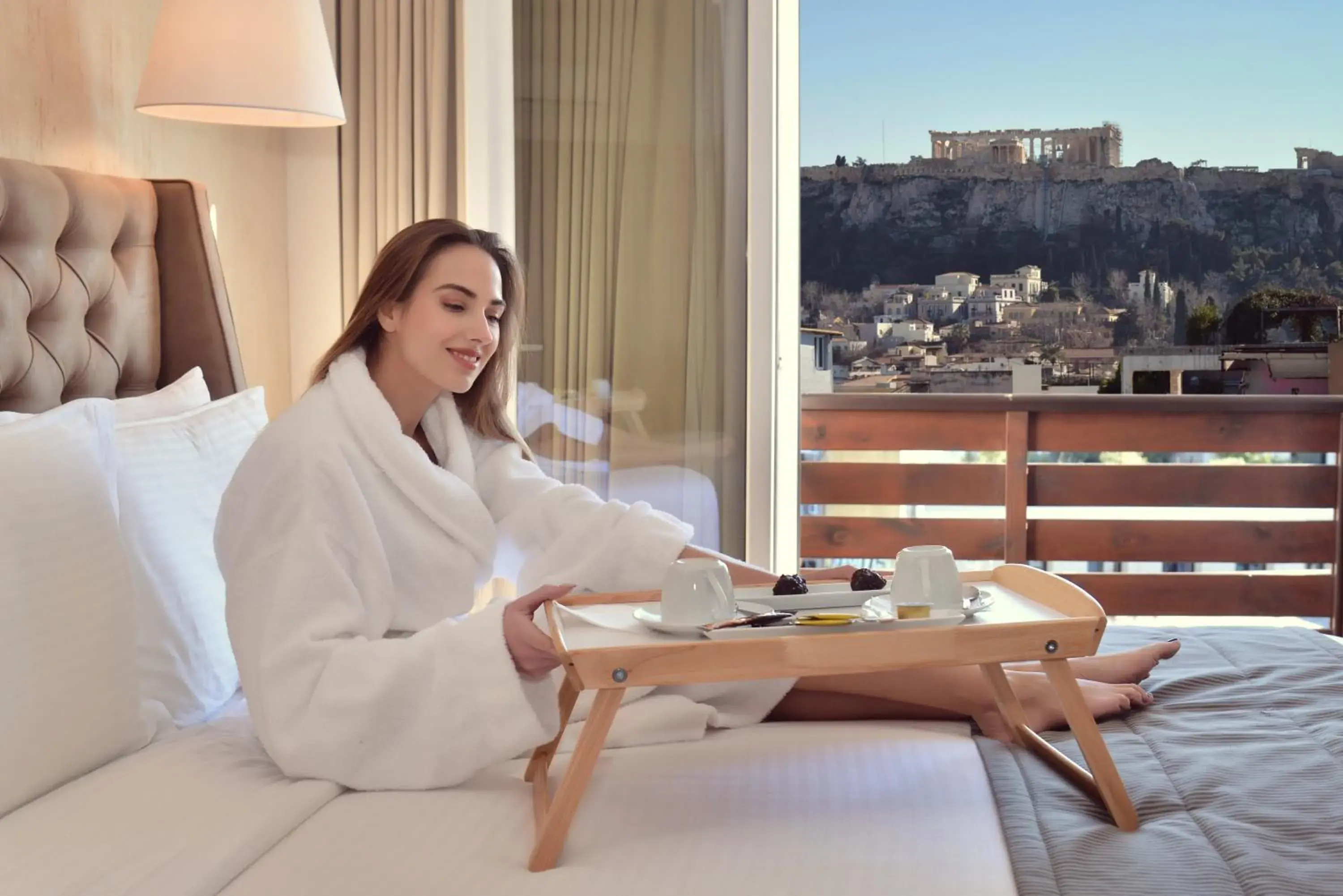 View (from property/room), Bed in A.P. Acropolis View Apartments View (from property/room), Bed in A.P. Acropolis View Apartments