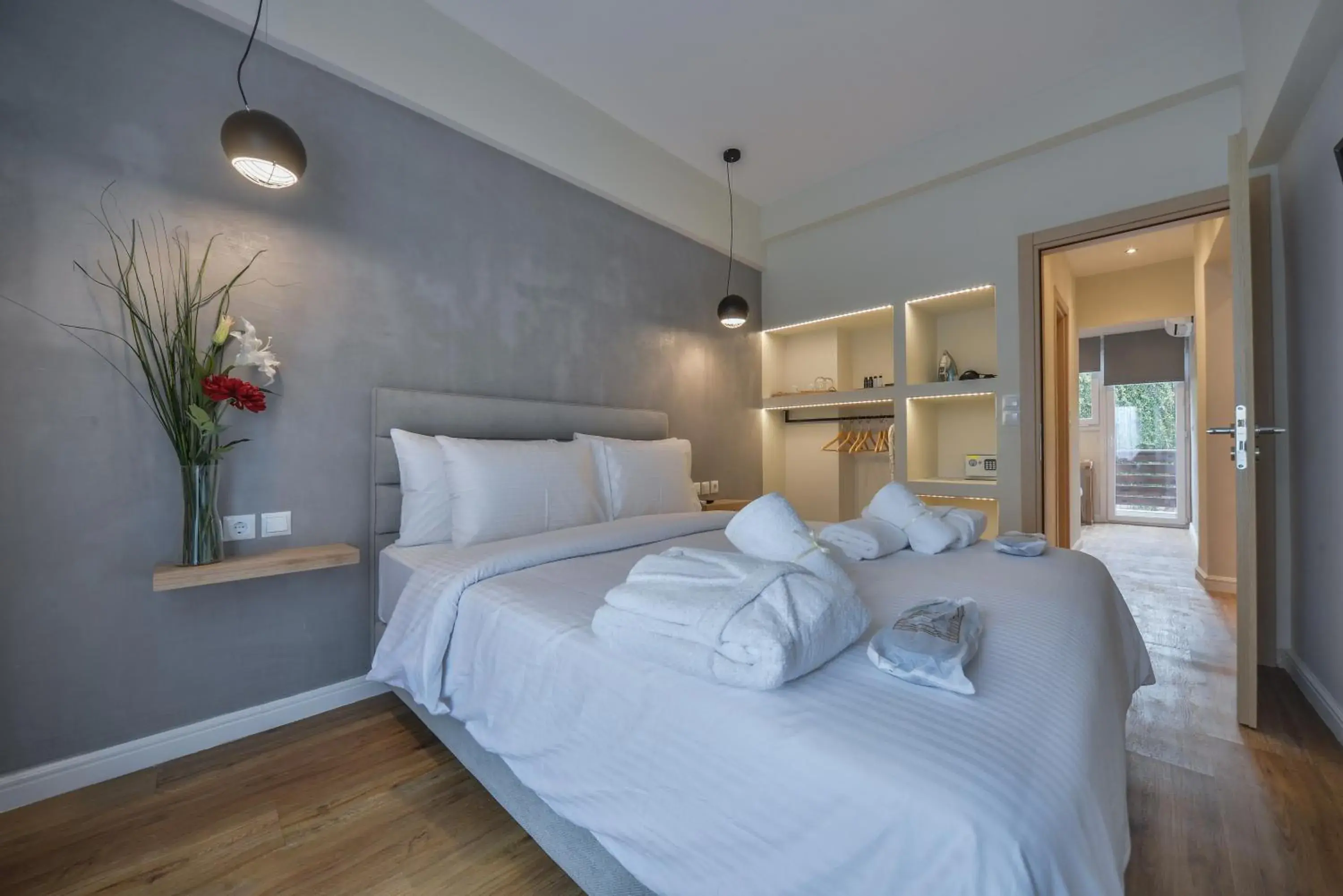 Photo of the whole room, Bed in A.P. Acropolis View Apartments Photo of the whole room, Bed in A.P. Acropolis View Apartments