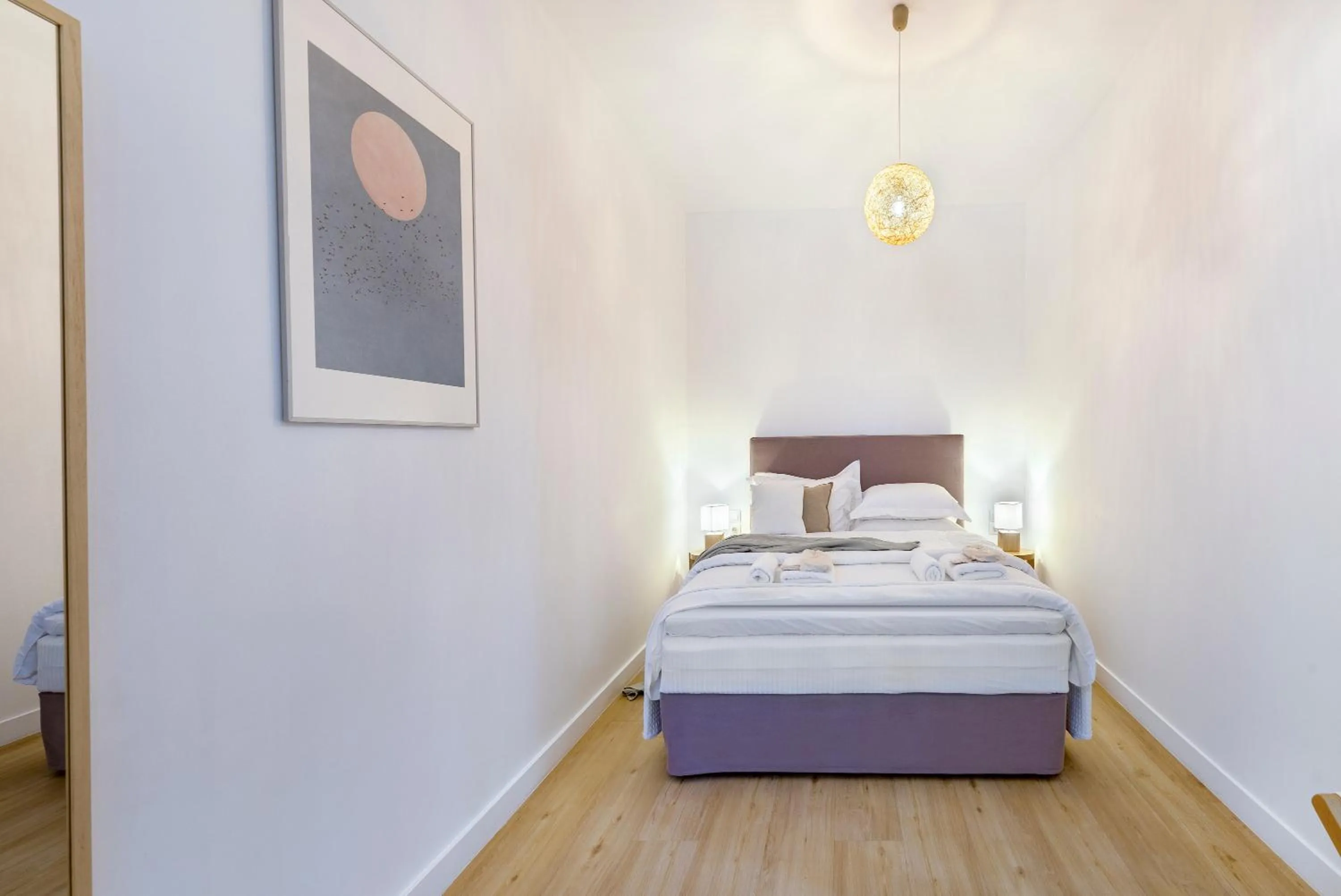 Bed in Maryflower Premium Apartments Piraeus