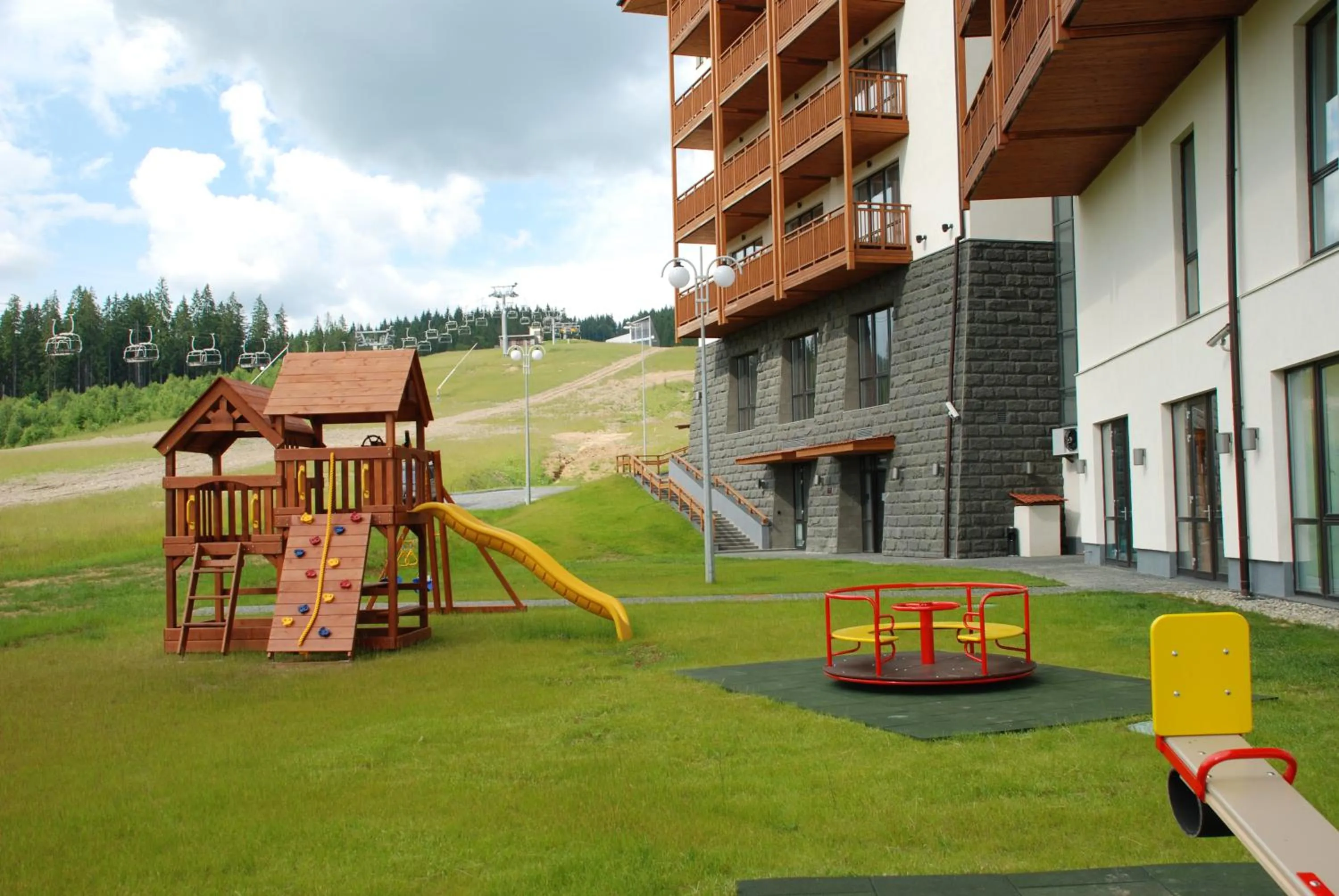 Children play ground in Radisson Blu Resort Bukovel