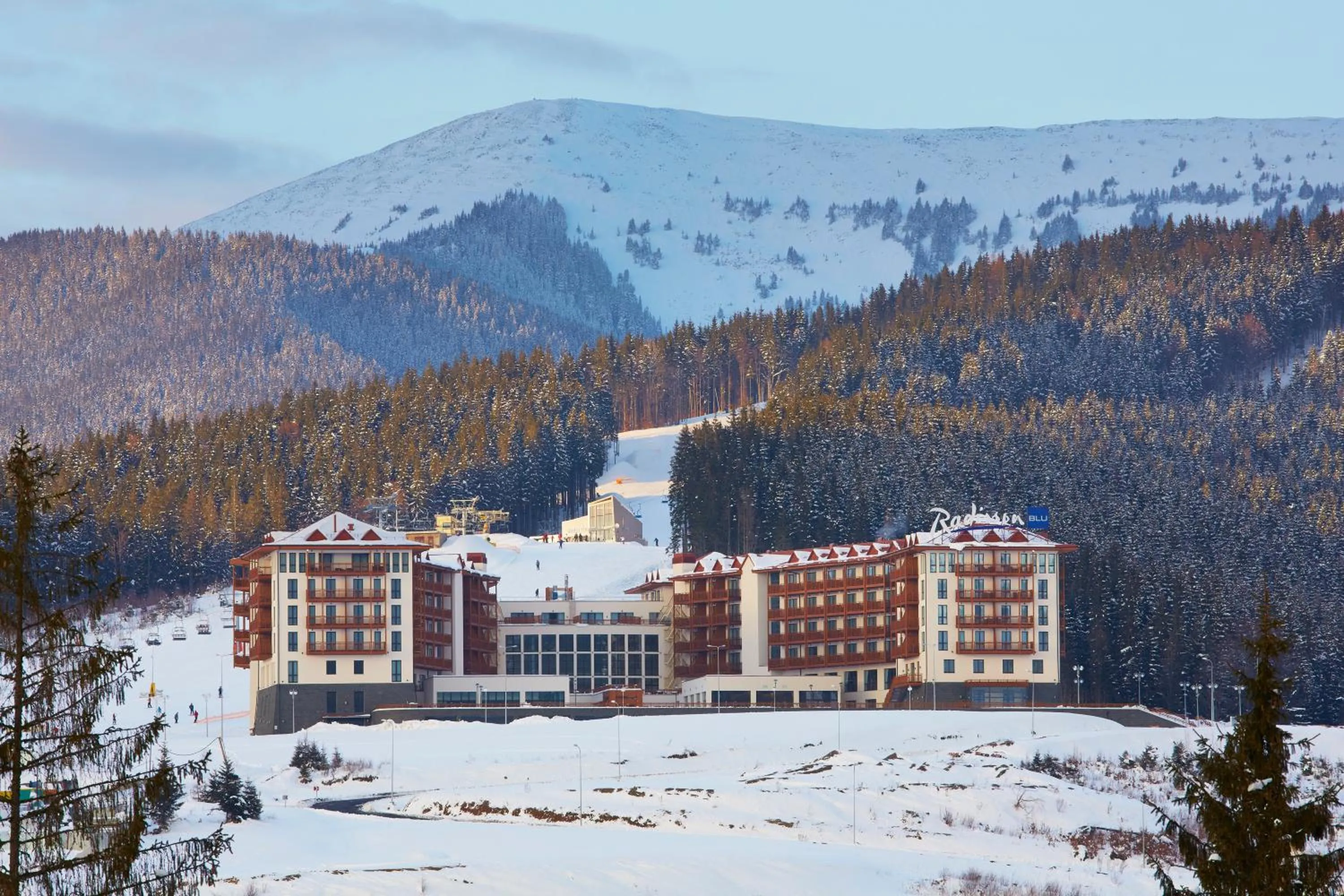 Property building in Radisson Blu Resort Bukovel
