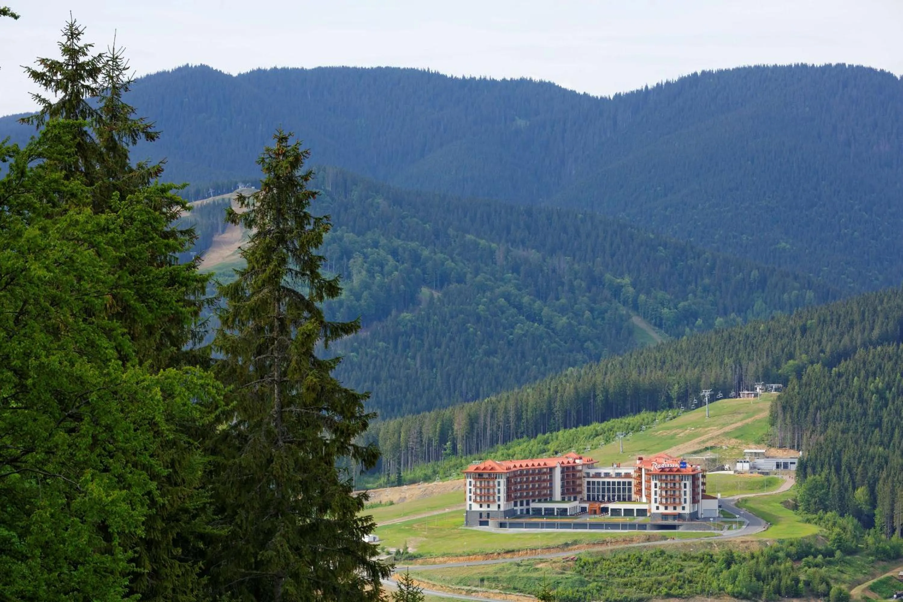 Property building in Radisson Blu Resort Bukovel