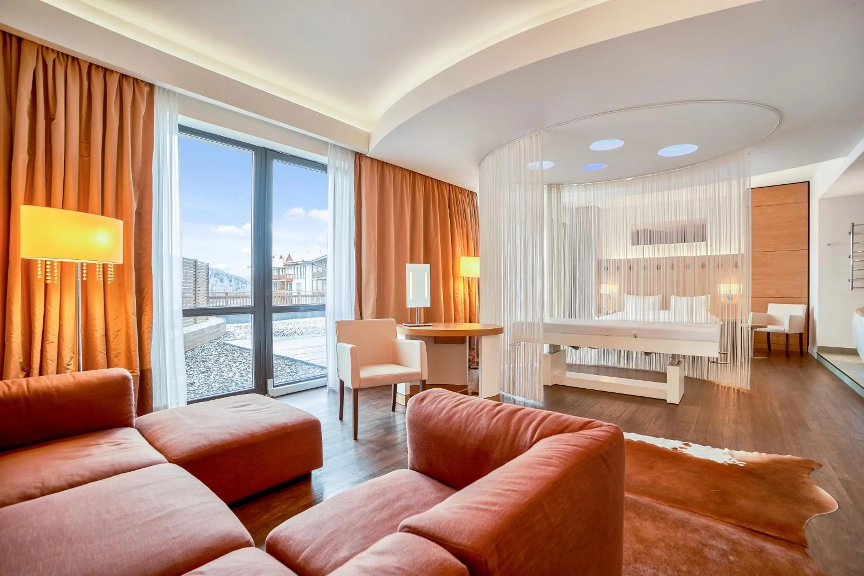 Balcony/Terrace in Radisson Blu Resort Bukovel